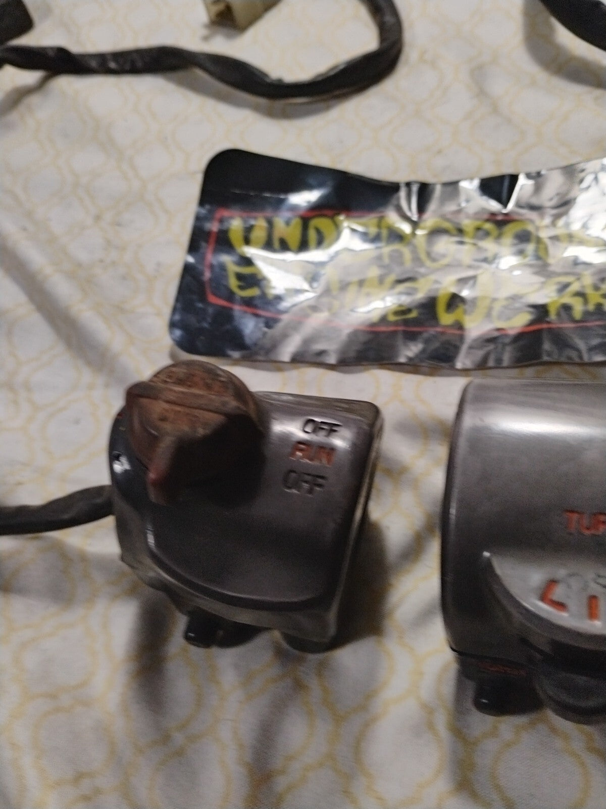 1976 Honda CB750F Super Sport Owm HANDLEBAR CONTROLS M4-0776.GG