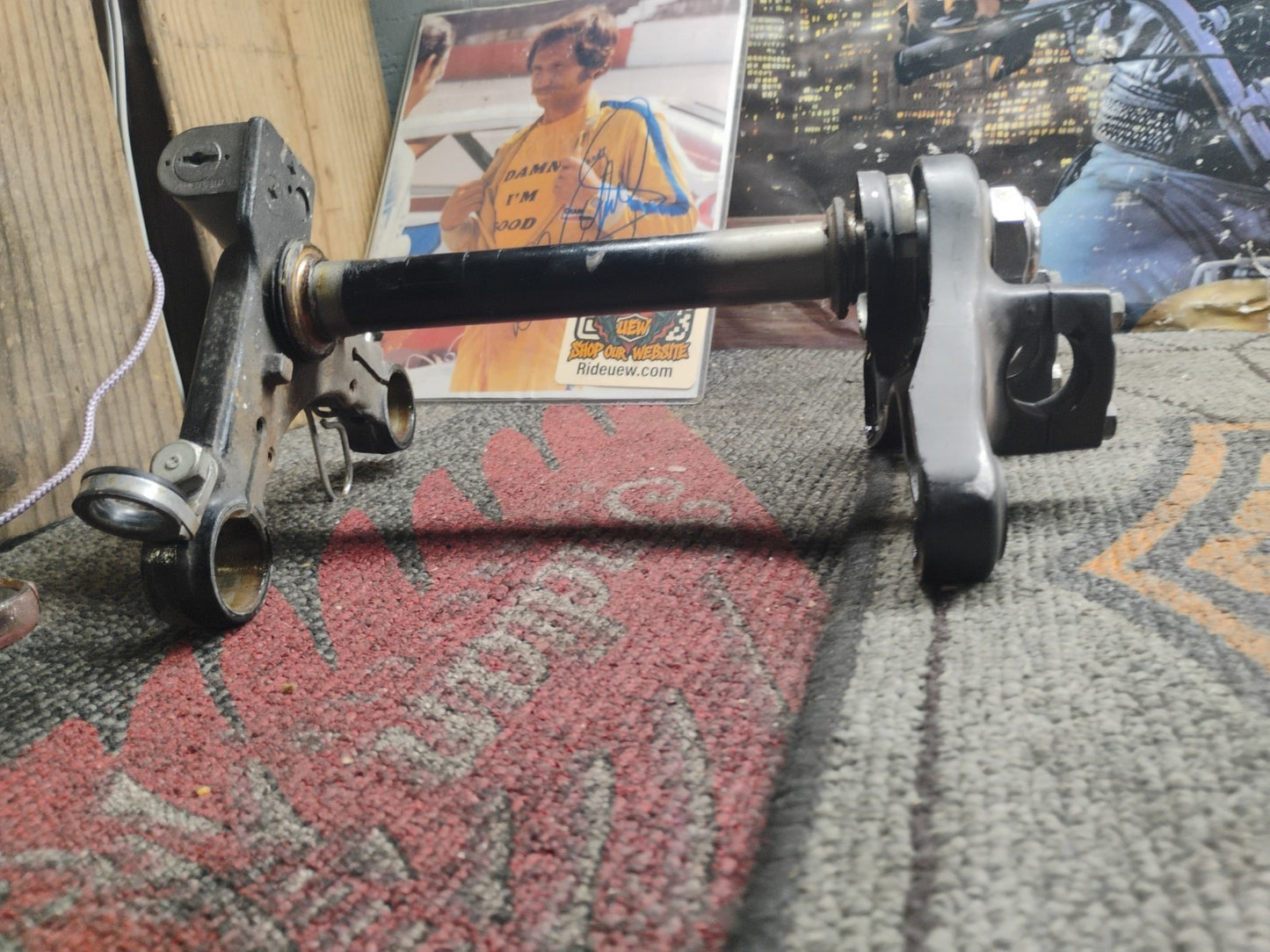 1974 Honda CB125S Triple tree steering stem clamp yoke