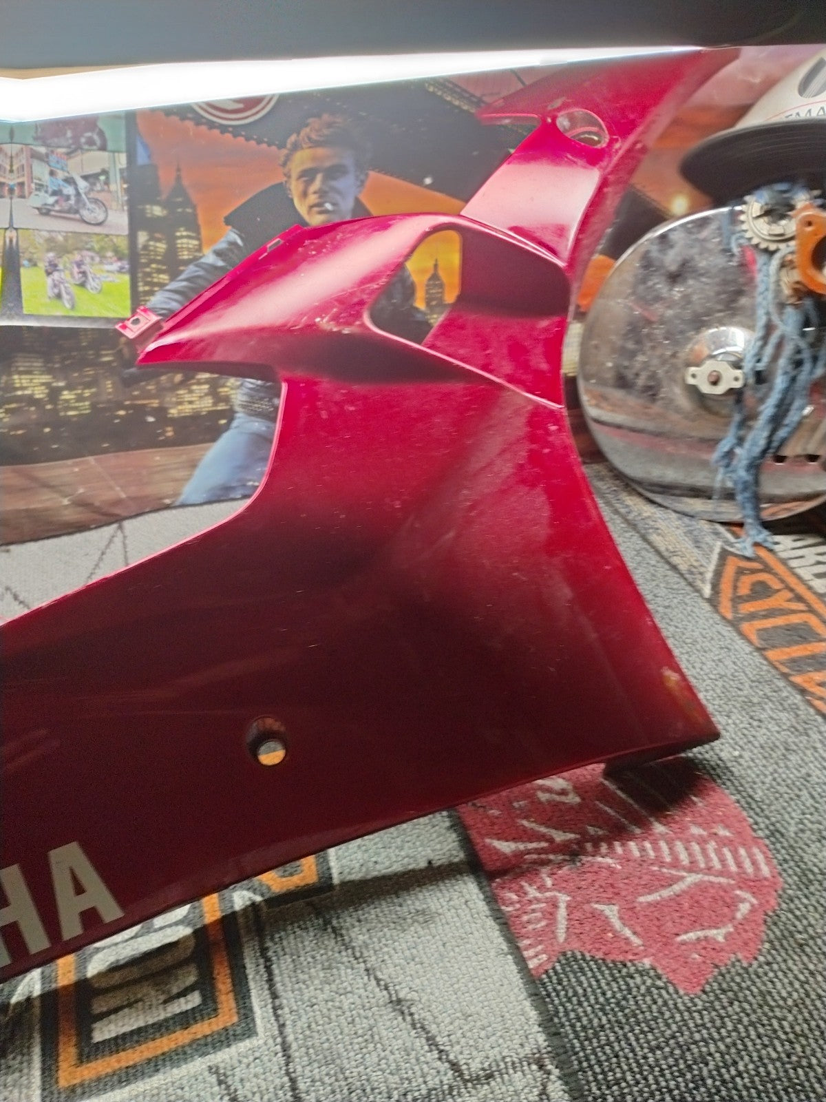 YAMAHA YZF-R  YZF-R6 Right Side Belly Pan Cover 2994767