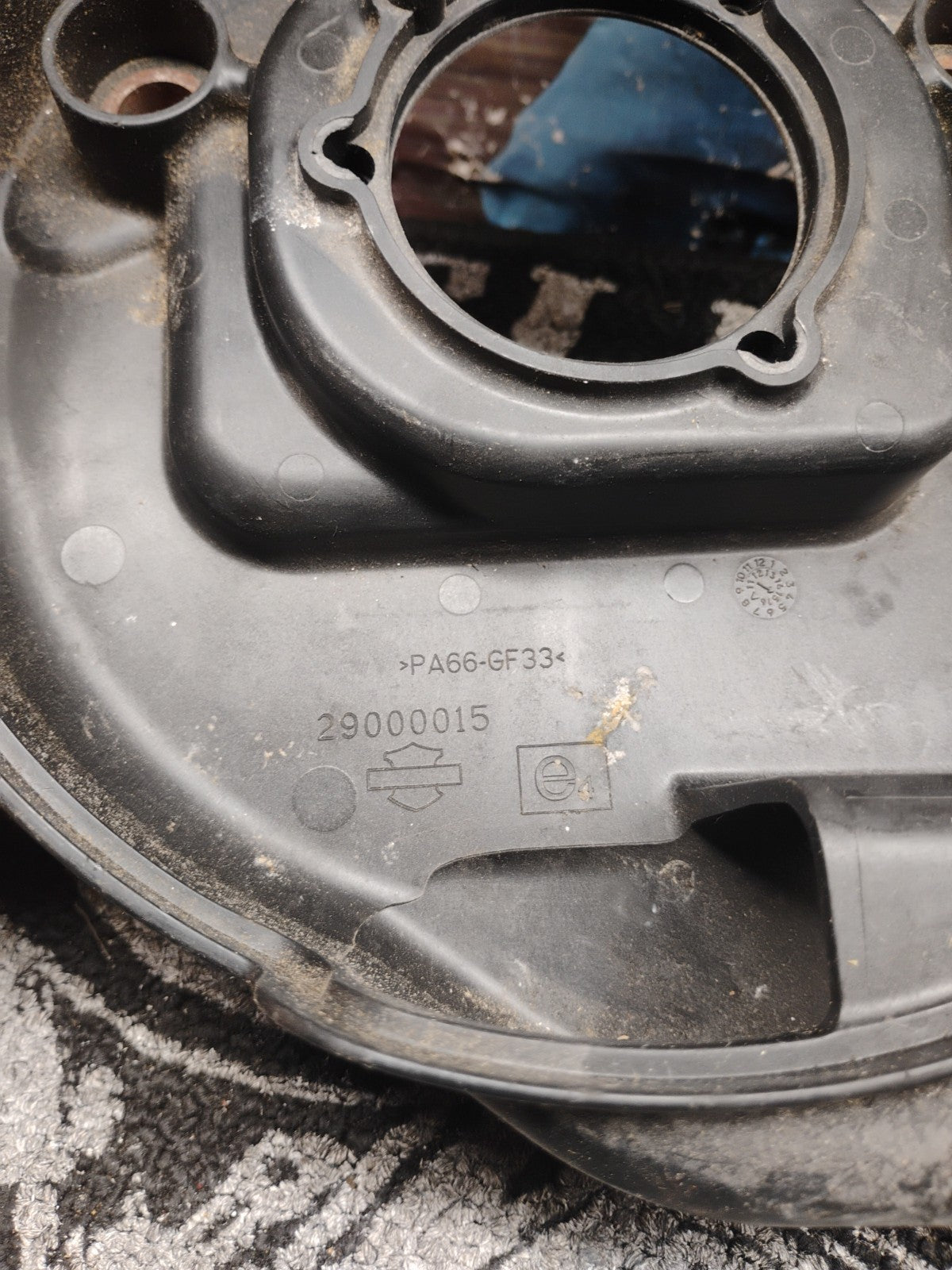 Harley Davidson XL1200 Sportster OEM Air Cleaner Backing Plate EFI