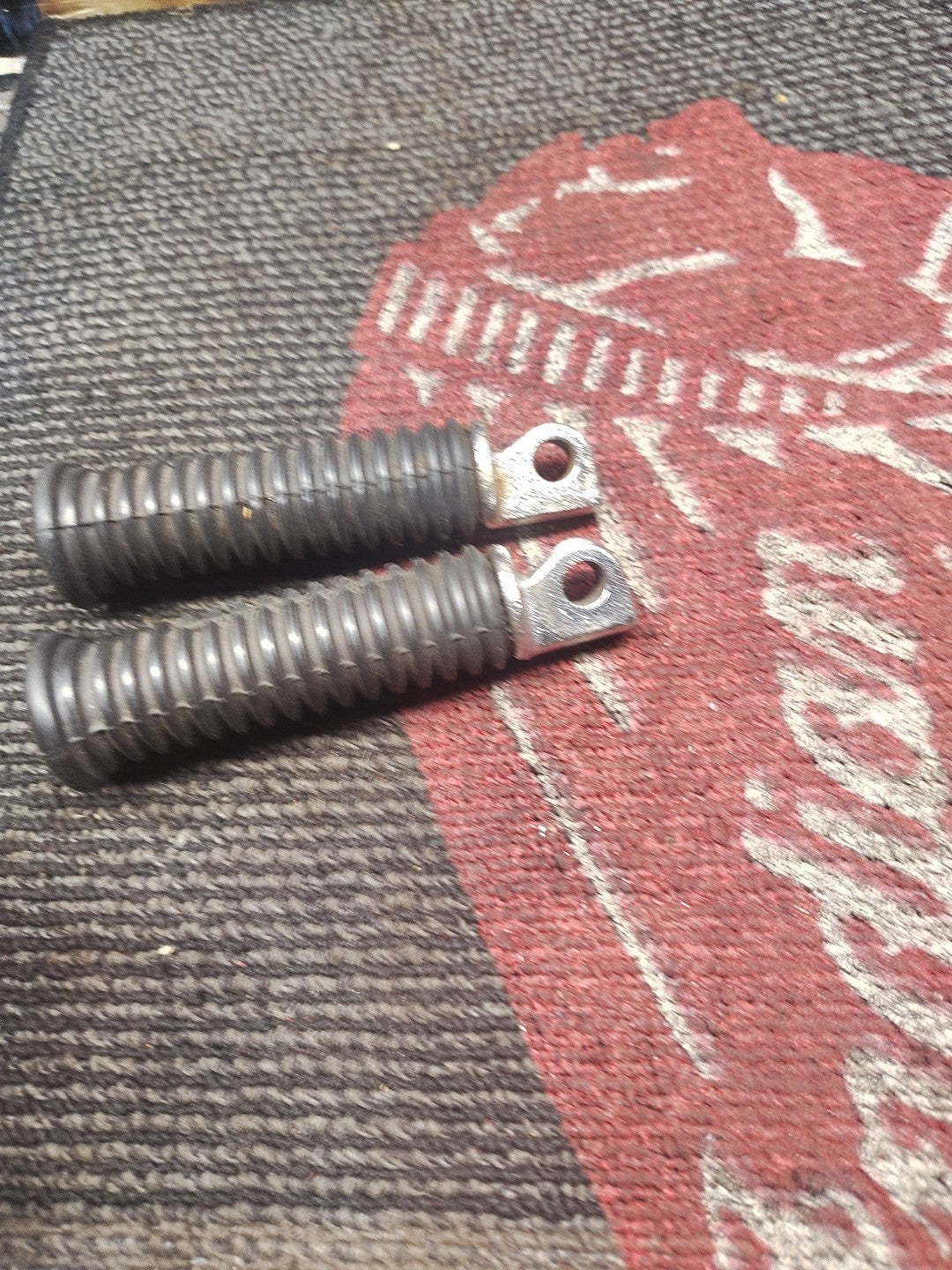 Harley Davidson OEM Rider or Passenger Footpegs Pegs, vintage, larger diameter