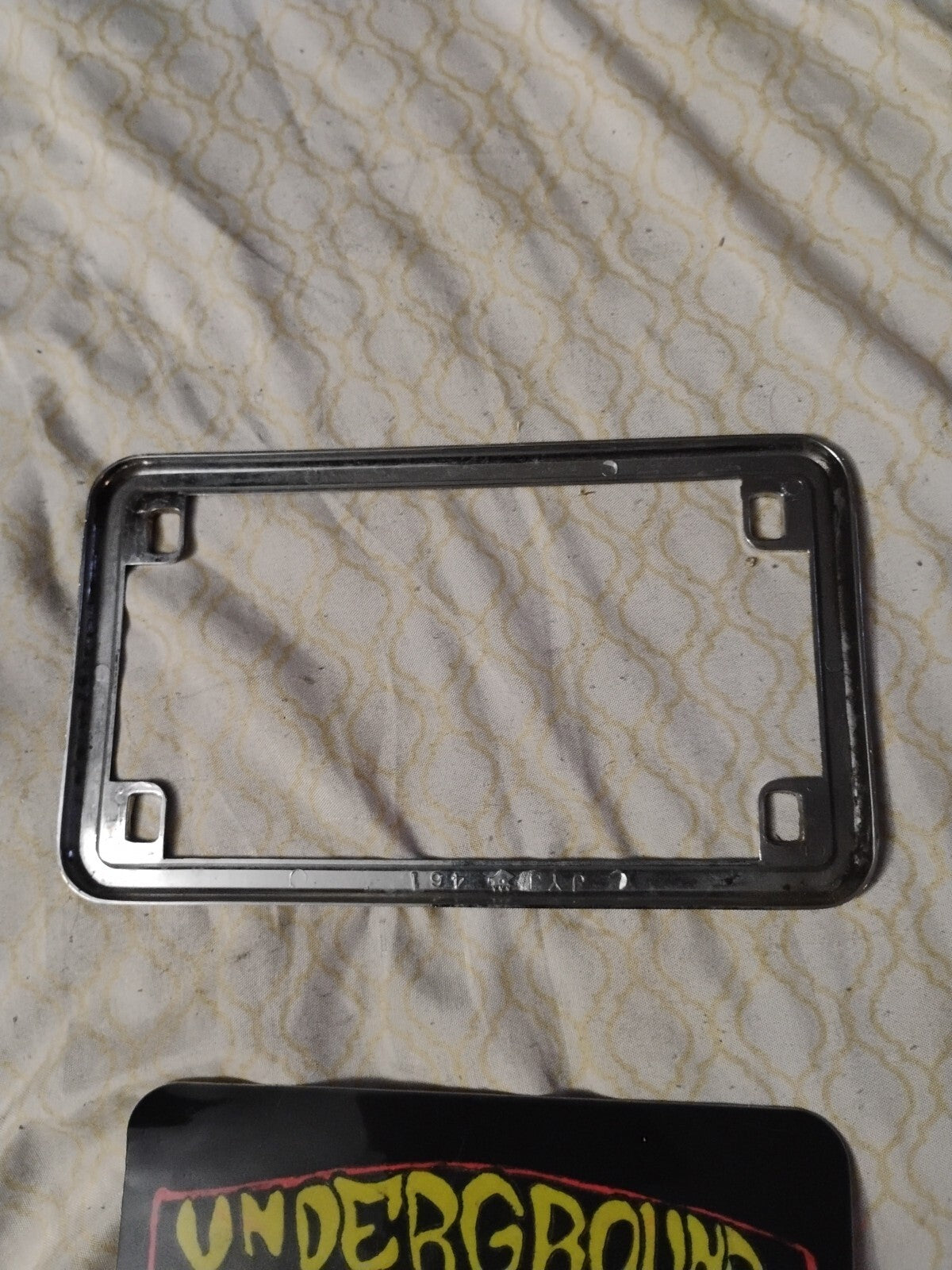License Plate Frame Chrome Harley Davidson By V-twin  Chrome Simple