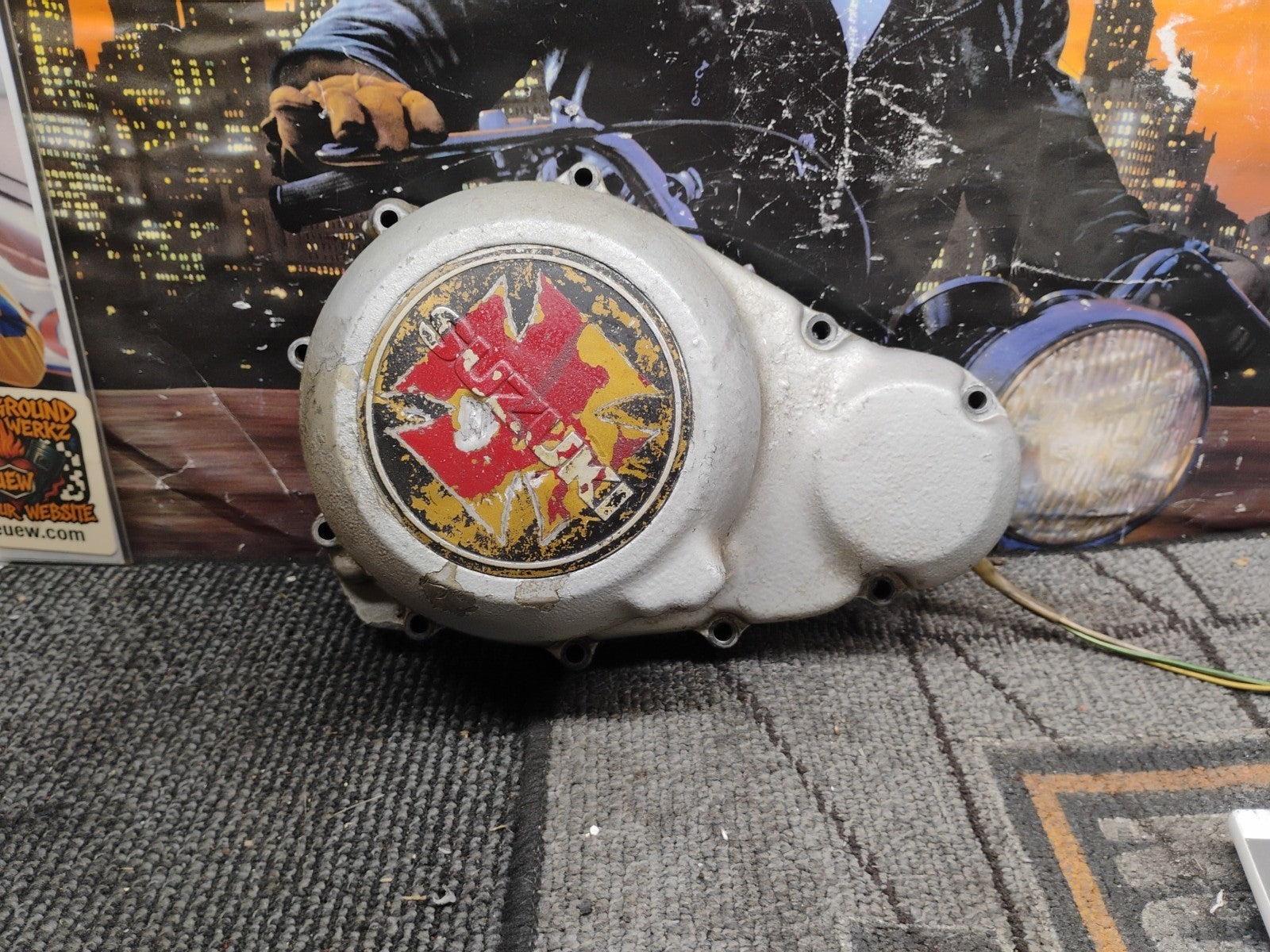 1981 Suzuki GS650L  Stator /Magnet/Cover (Not Tested)