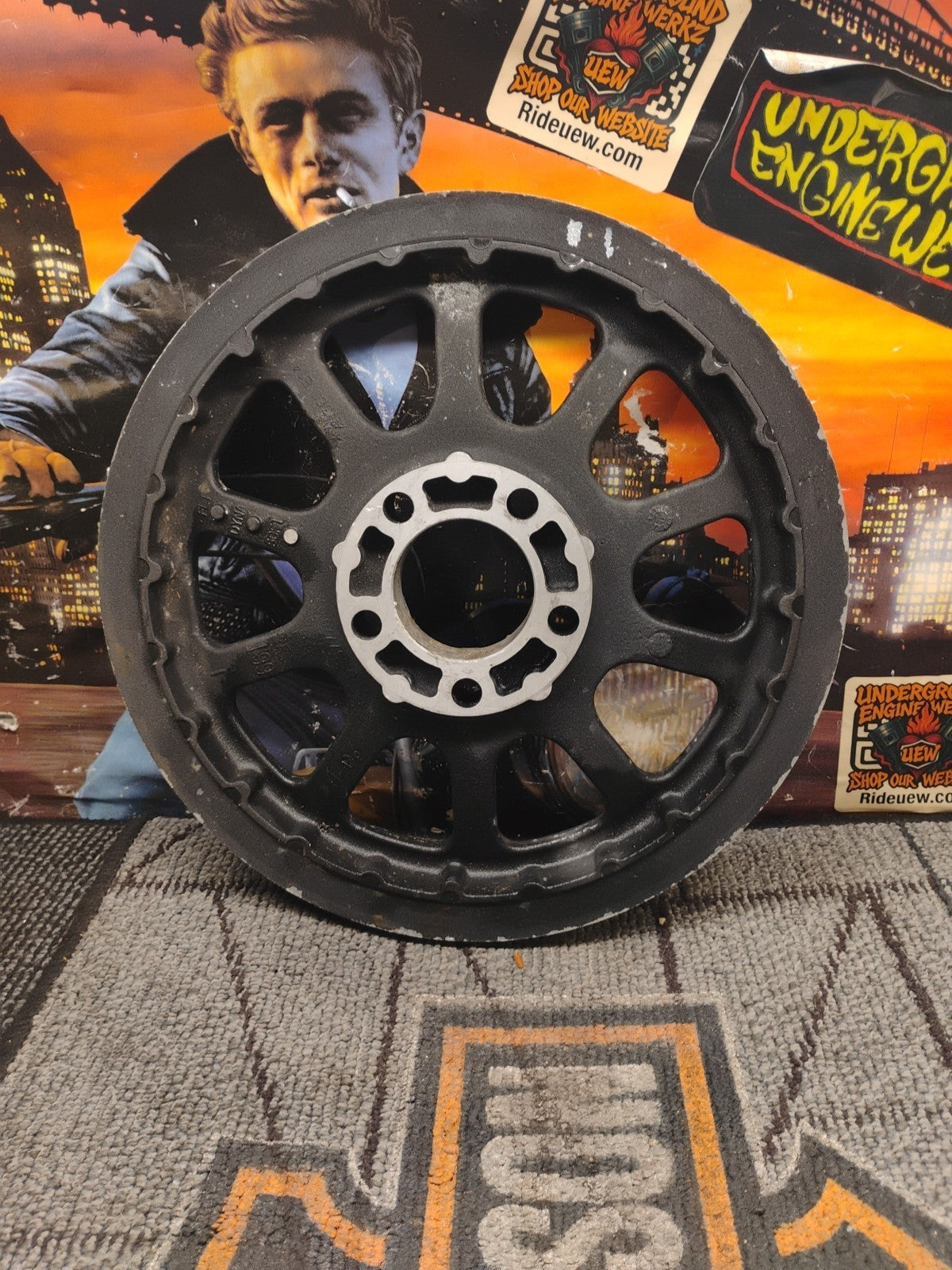 HARLEY DAVIDSON DYNA TOURING SOFTAIL REAR SPROCKET PULLEY 66T STREET BOB FAT BOY