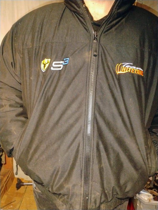 Team Whitetail Scent Blocker S3 Deer Hunting Waterproof Quilted Jacket Black XL