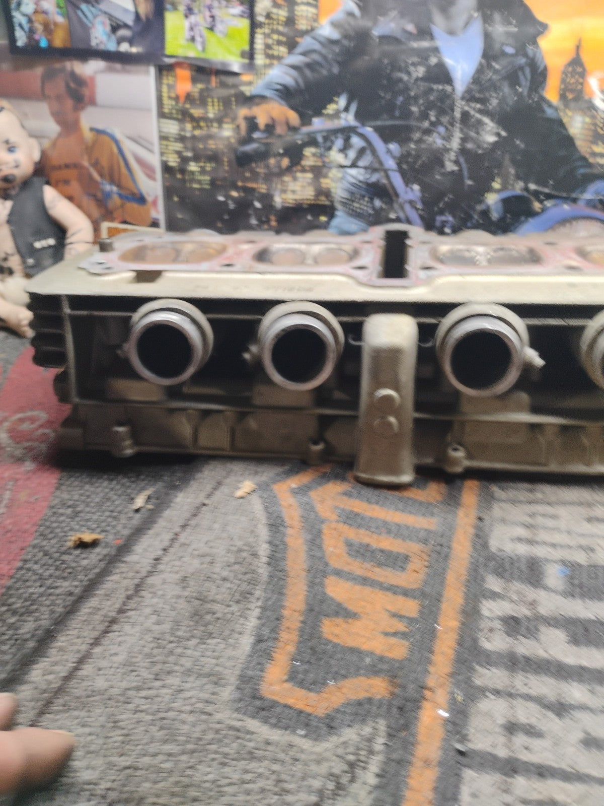 '82 GS750 GS 750 t CYLINDER HEAD VALVE TRAIN MOTOR ENGINE PART 1982 SUZUKI GOOD!