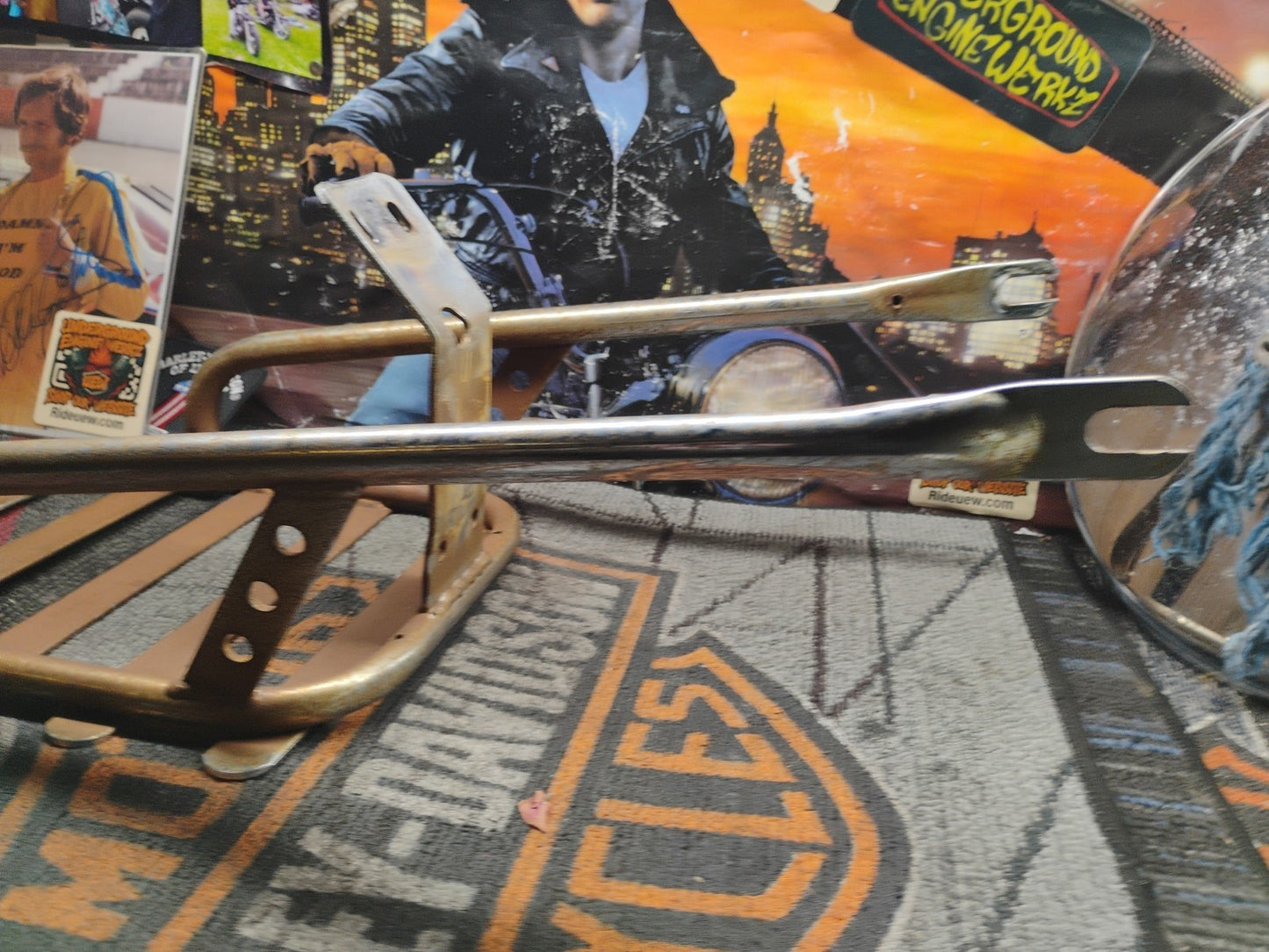 Vintage 1960's Honda Motorcycle CA CL CB Chrome Luggage Rack