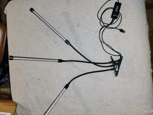 Moer Sky Grow Lights for Indoor Plants/ Timer, 5 Dimmable Levels, 54 LED Lights.