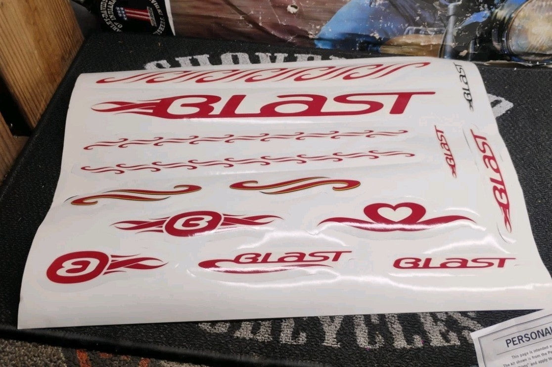 NOS Buell Blast Mesa Personal FX Decal Set 3 H-D 13622-00Y