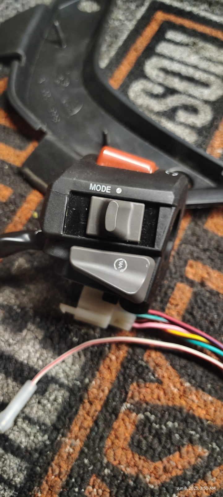  7/8" Motorcycle Handlebar On Off Start Turn Signal Switch Control 