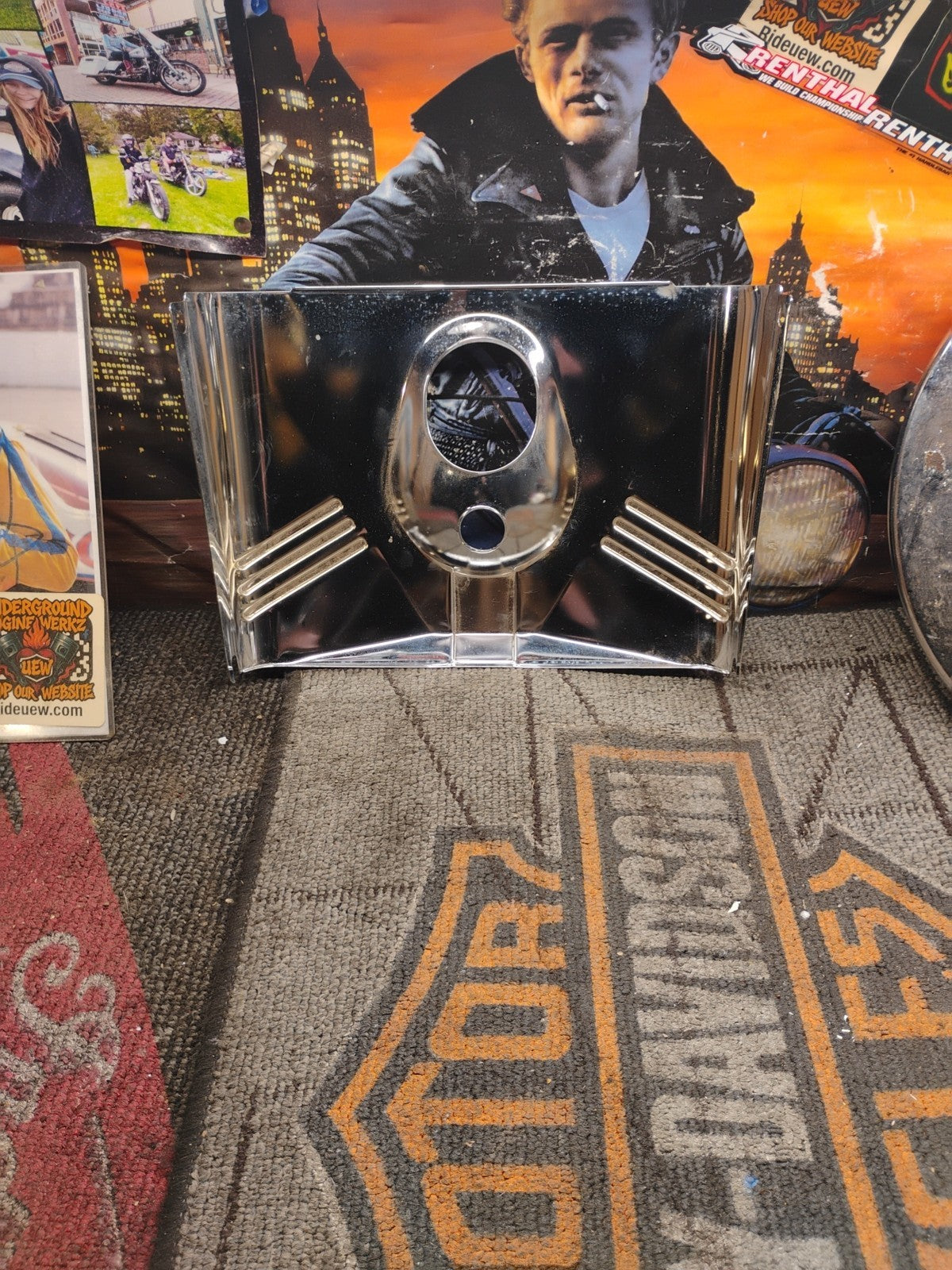 1986-2008 Harley Davidson Softail Fat Boy Front Fork Cover Chrome OEM 