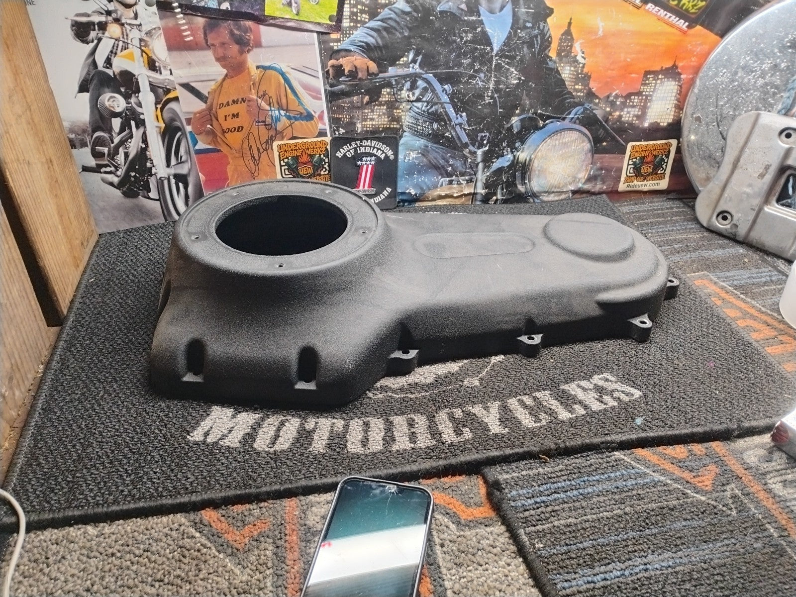 OEM Harley-Davidson 60784-06 Touring Wrinkle Black Outer Primary Cover 2006-2017