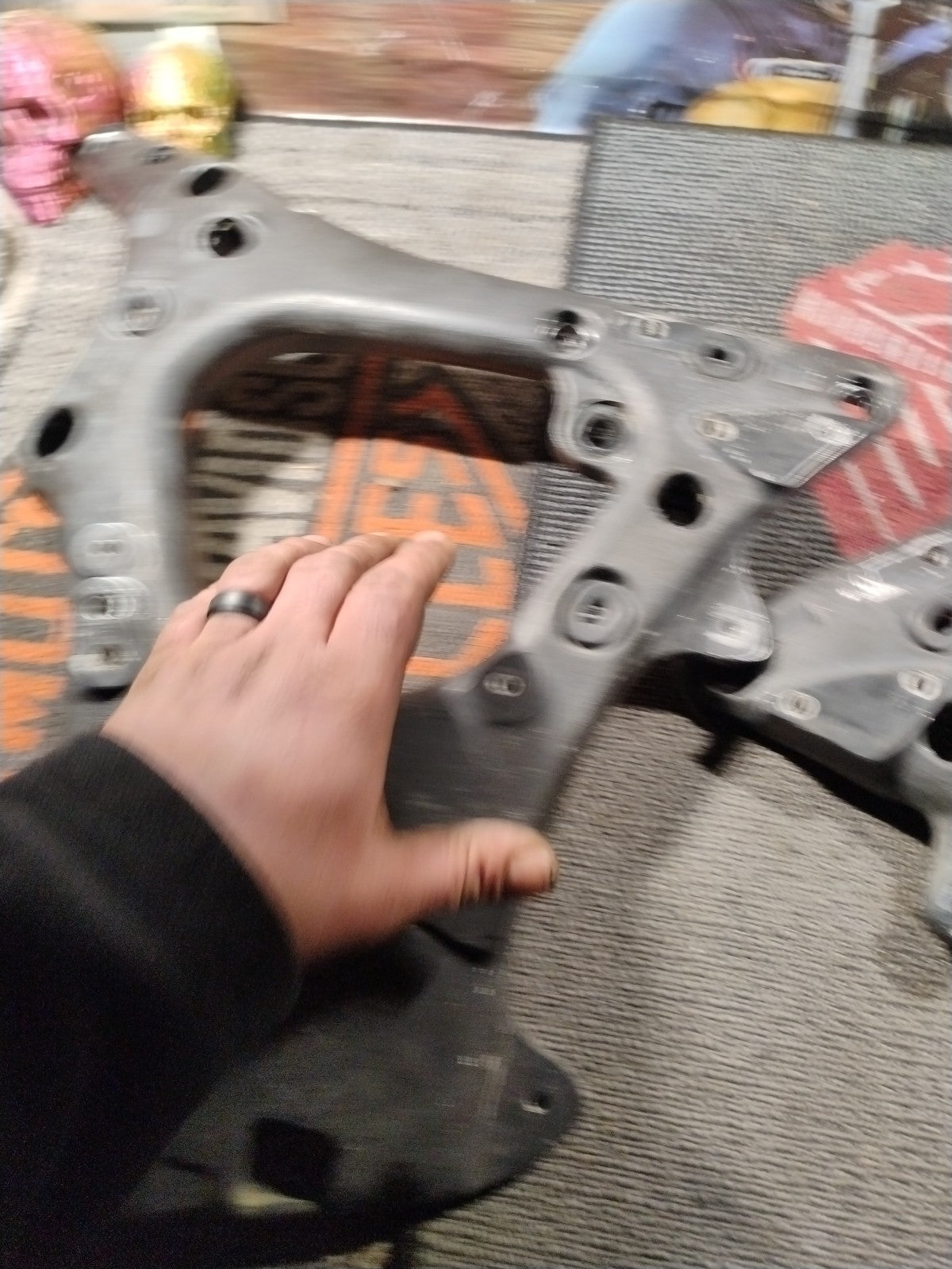 Indian Chief Chieftain & Roadmaster Left & Right Rear Subframe Support Brackets