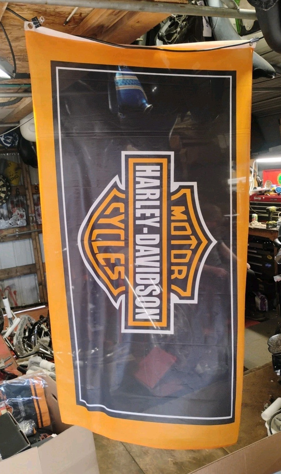 Harley Davidson Logo 3x5 ft Flag 