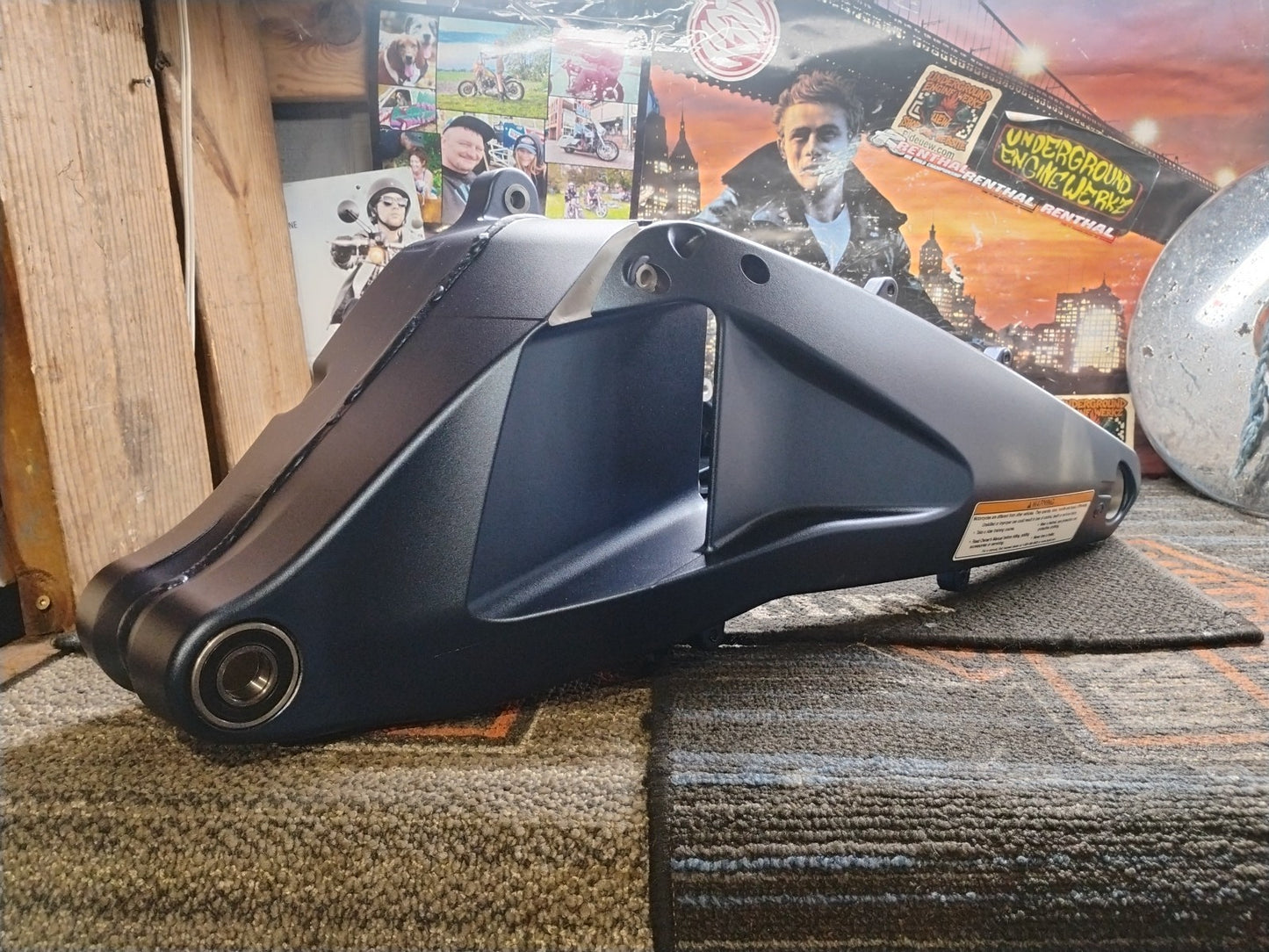 OEM Buell Swingarm Cover Metallic Blue K0003.1ATYCX