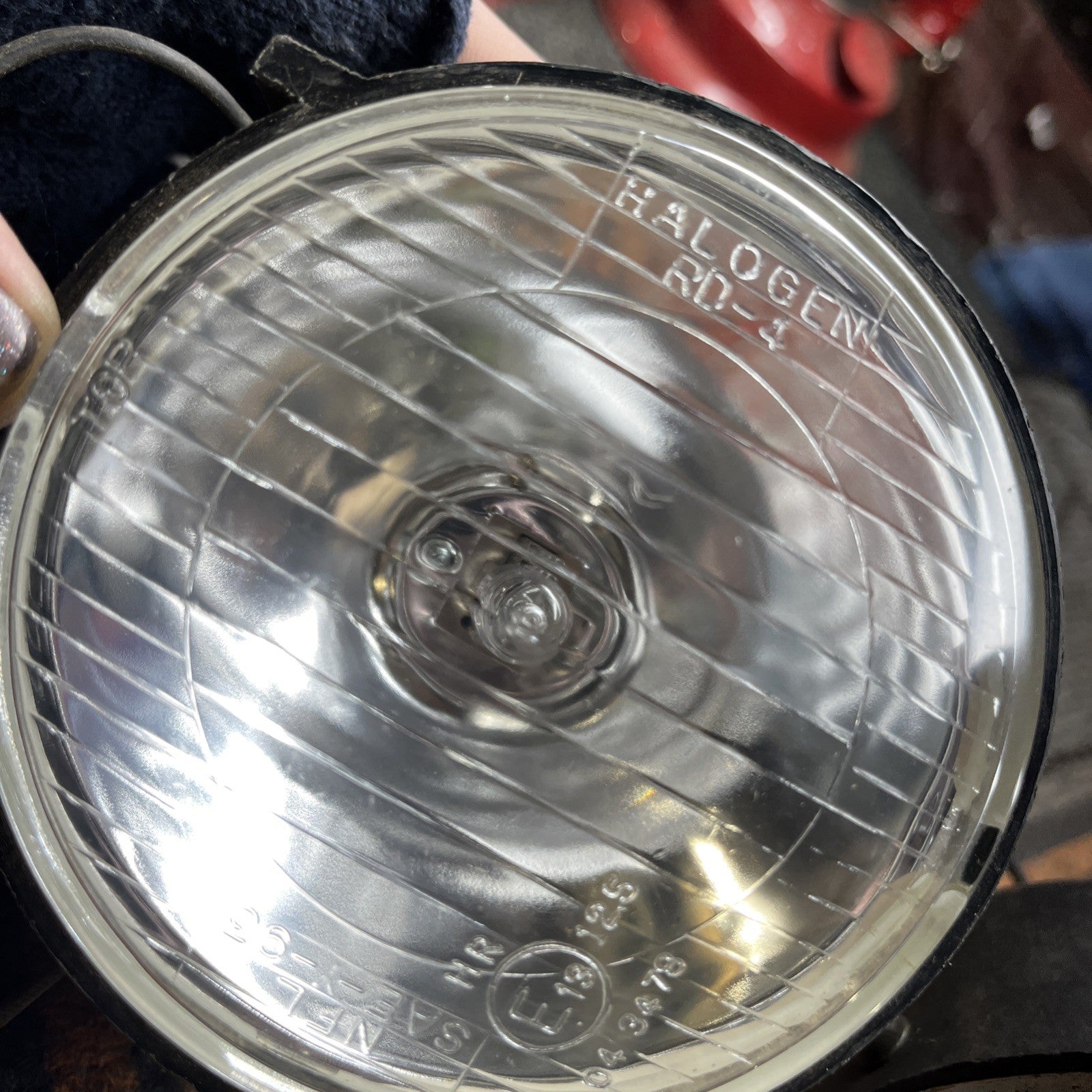  Emgo universal motorcycle headlight assembly 4in