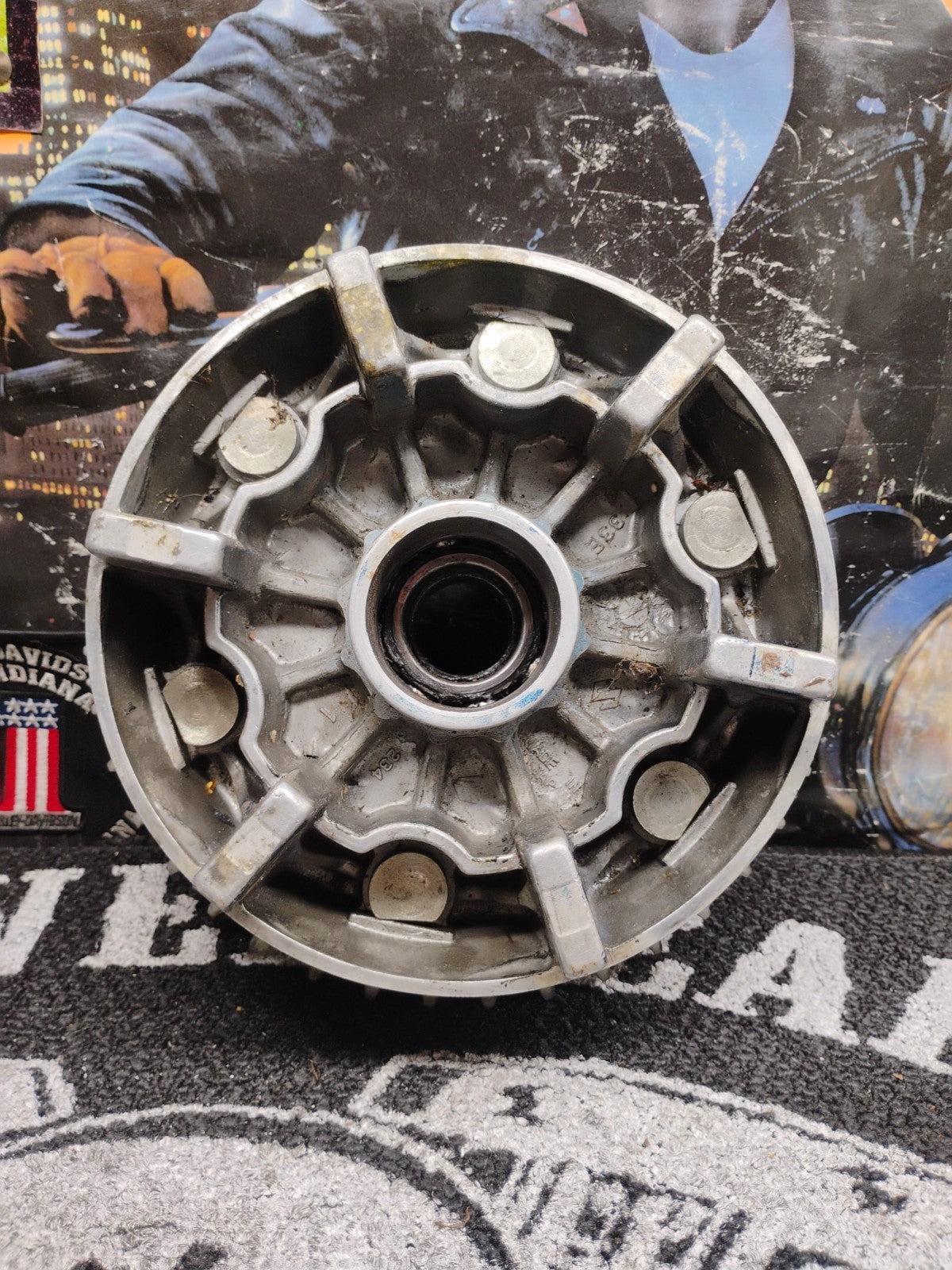 1997 Suzuki GSX‑R600 SRAD OEM Rear Hub Sprocket Carrier Wheel Drive64651-33E00