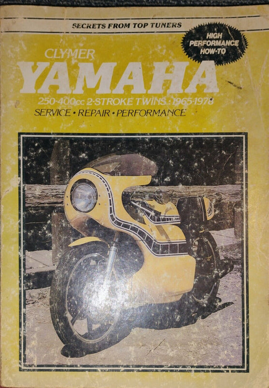 Clymer Yamaha 1965-1979 250-400cc 2 Stroke Twins Motorcycle Service Manual M401