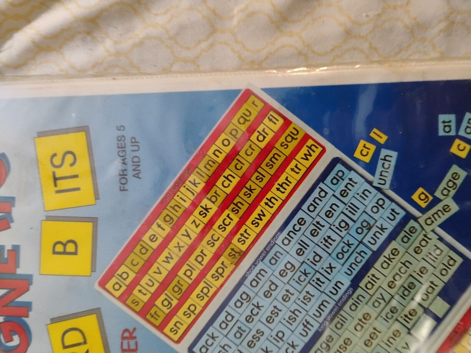 Magnetic Word Endings & Bonus Letters