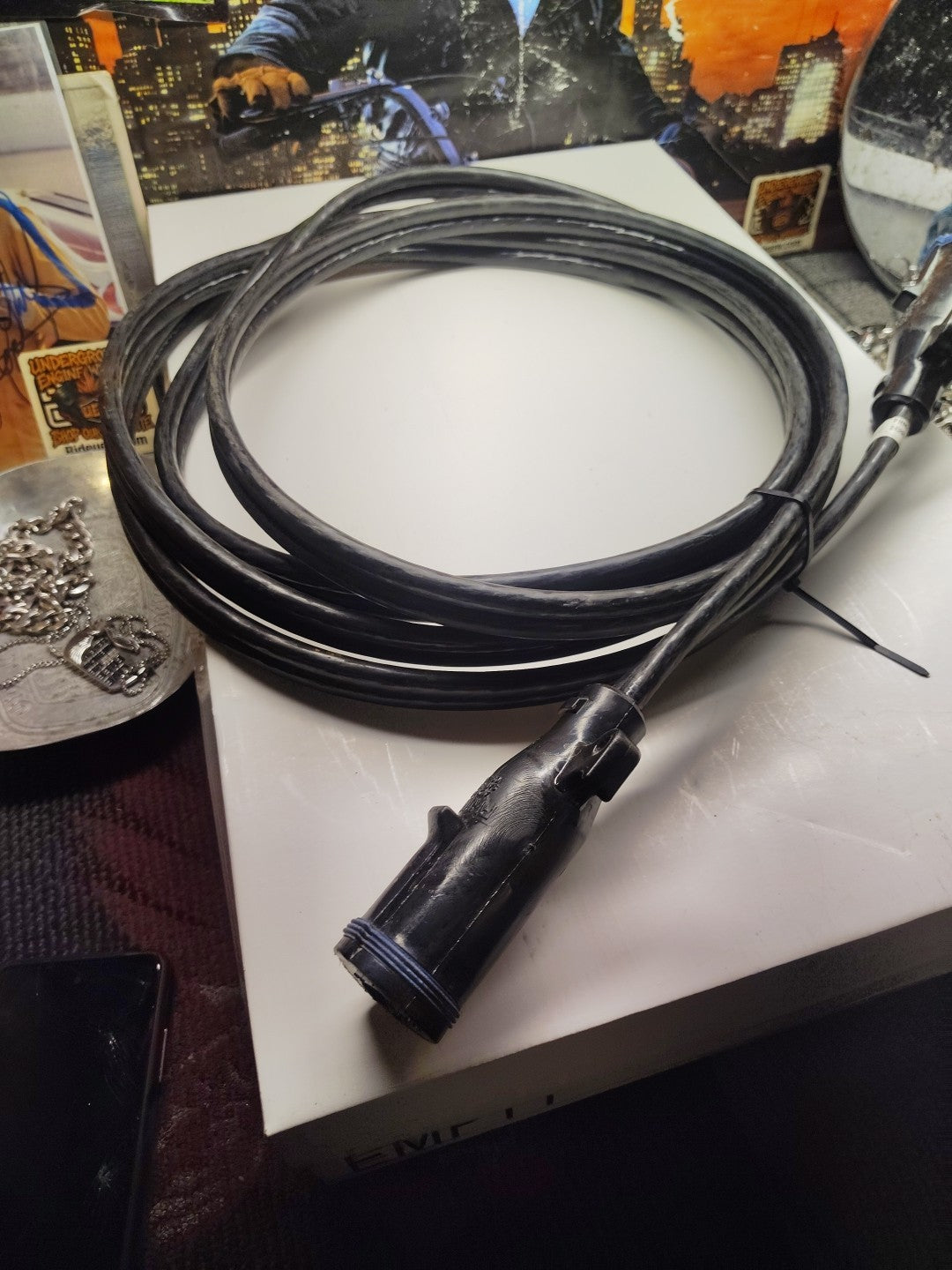 Phillips PHM42FL212 2-Pole Auxiliary Power Cable 2GA 150DCA Max Black