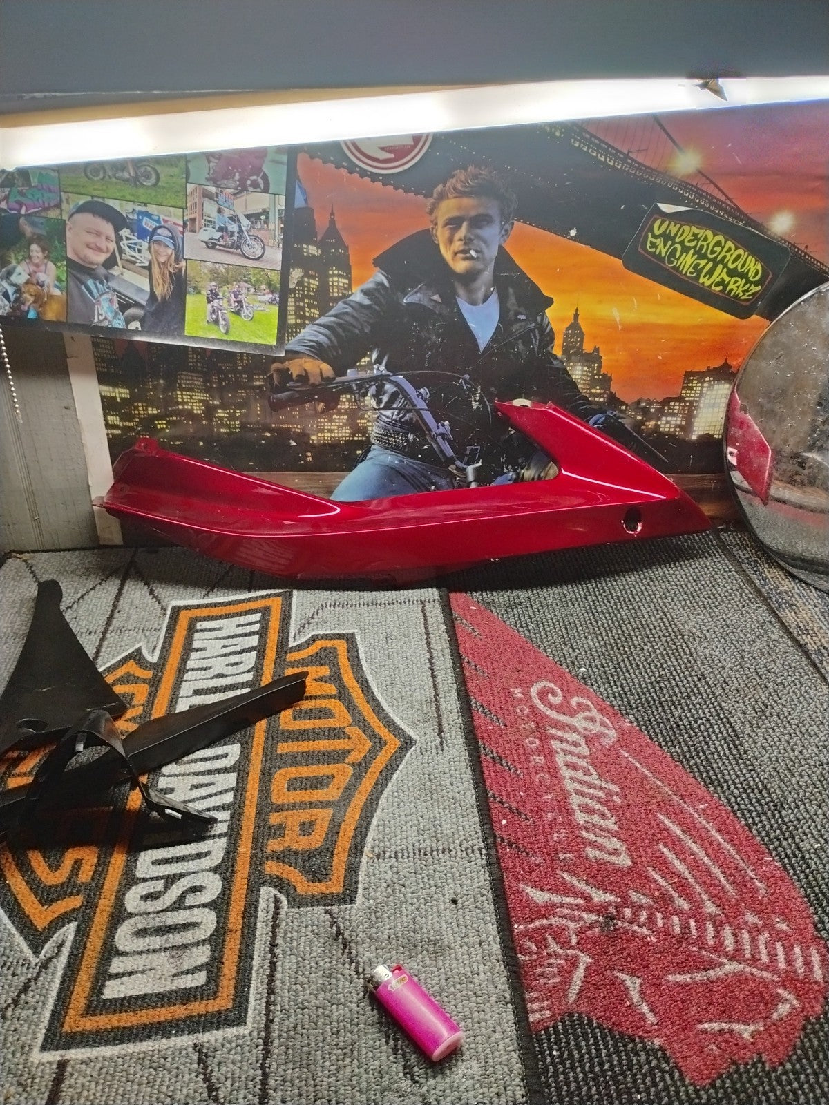 07' Yamaha YZF R1 R-1 / OEM RIGHT SIDE FAIRING TRIM