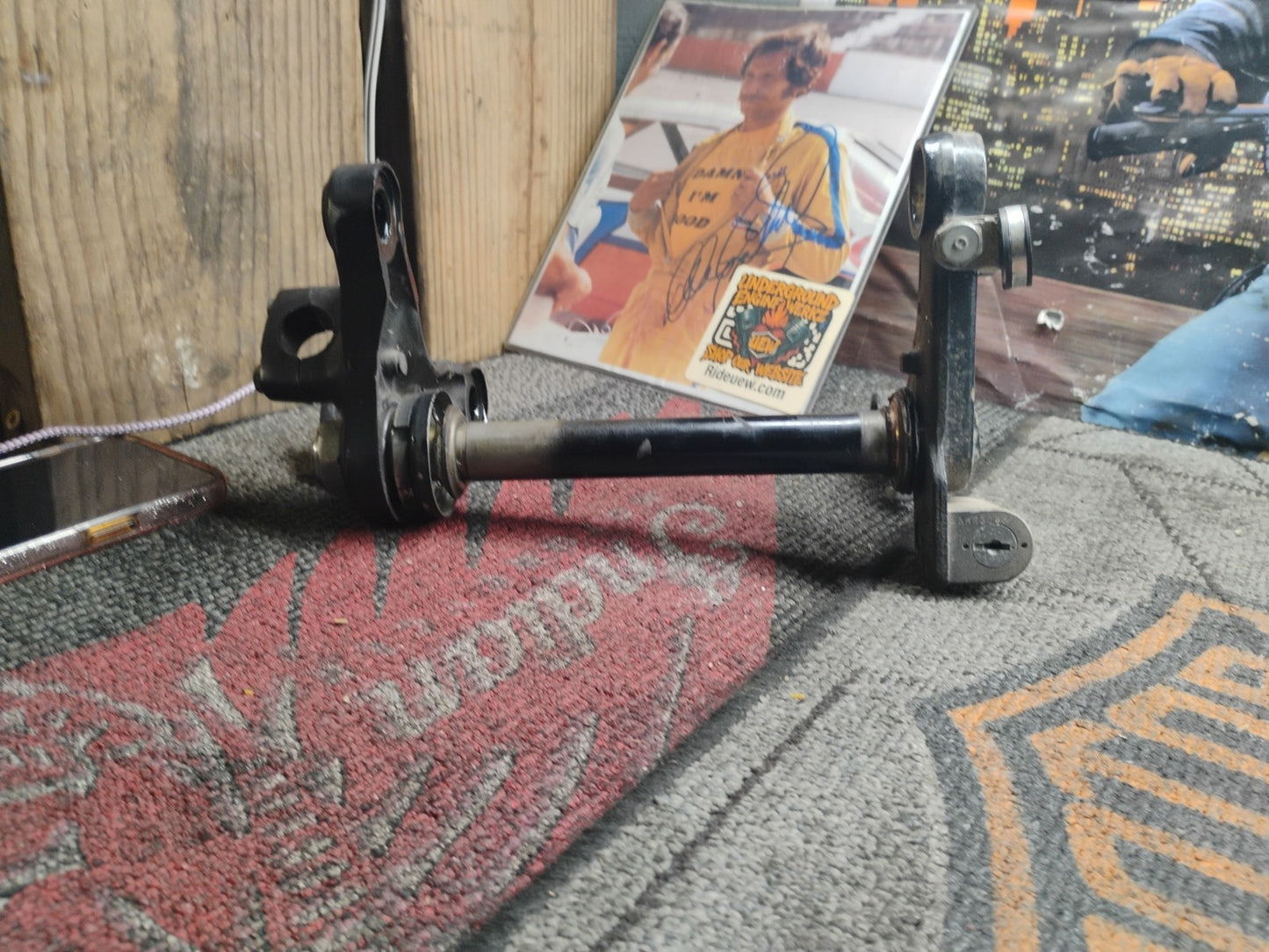 1974 Honda CB125S Triple tree steering stem clamp yoke