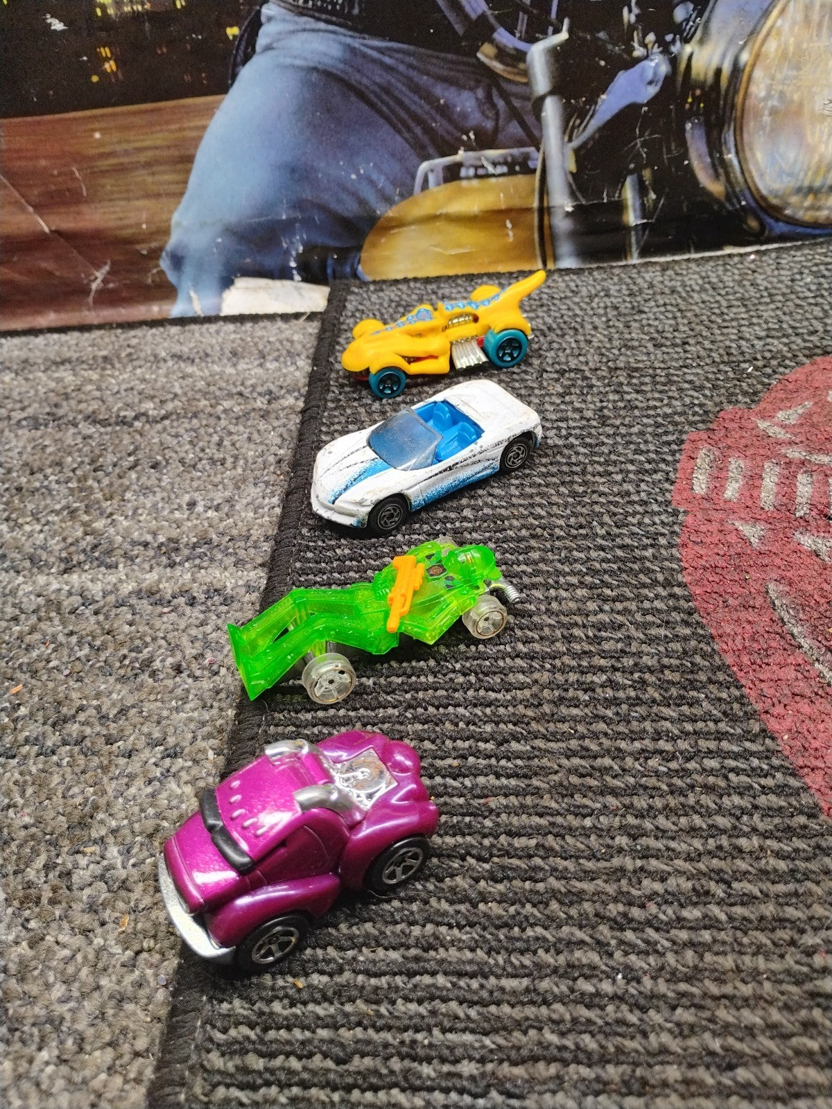 Lot Of 10 Hot Wheels With Character Cars