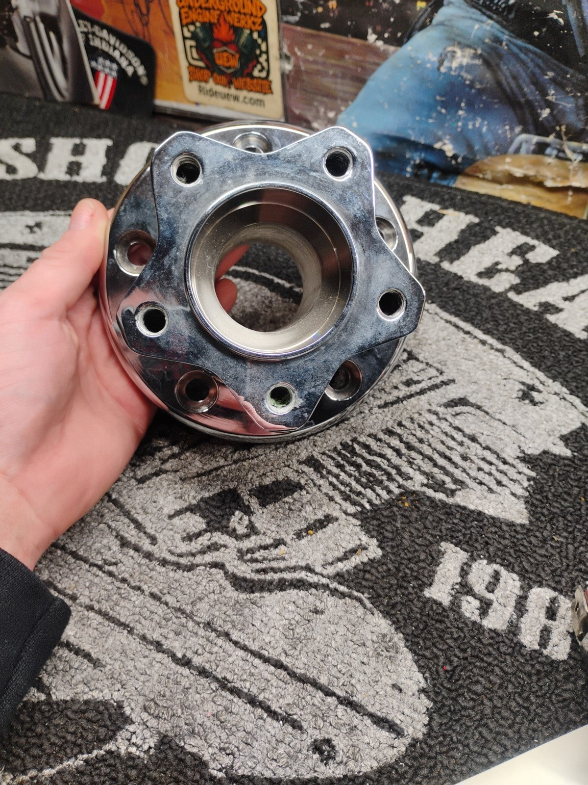 RFXMB-7 2.680 Wheel Hub Spacer Adapter Chrome 2000-Up Harley-Davidson