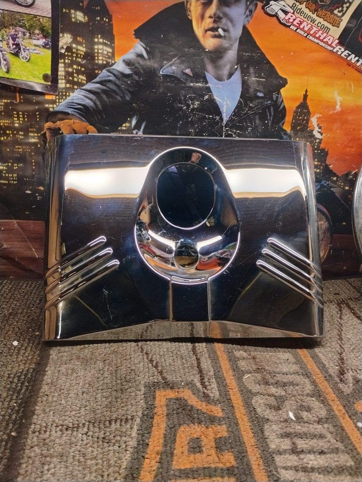 1986-2008 Harley Davidson Softail Fat Boy Front Fork Cover Chrome OEM 