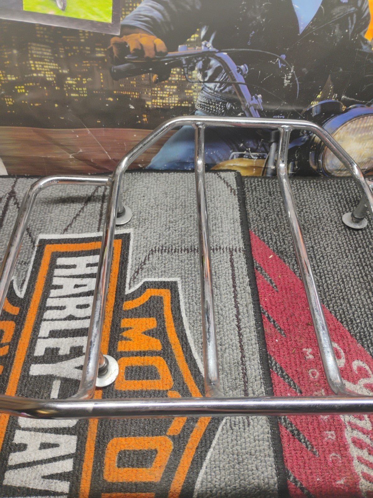 Harley-Davidson 08 & Later Touring Tour Pak Chrome Luggage Rack  53665-87