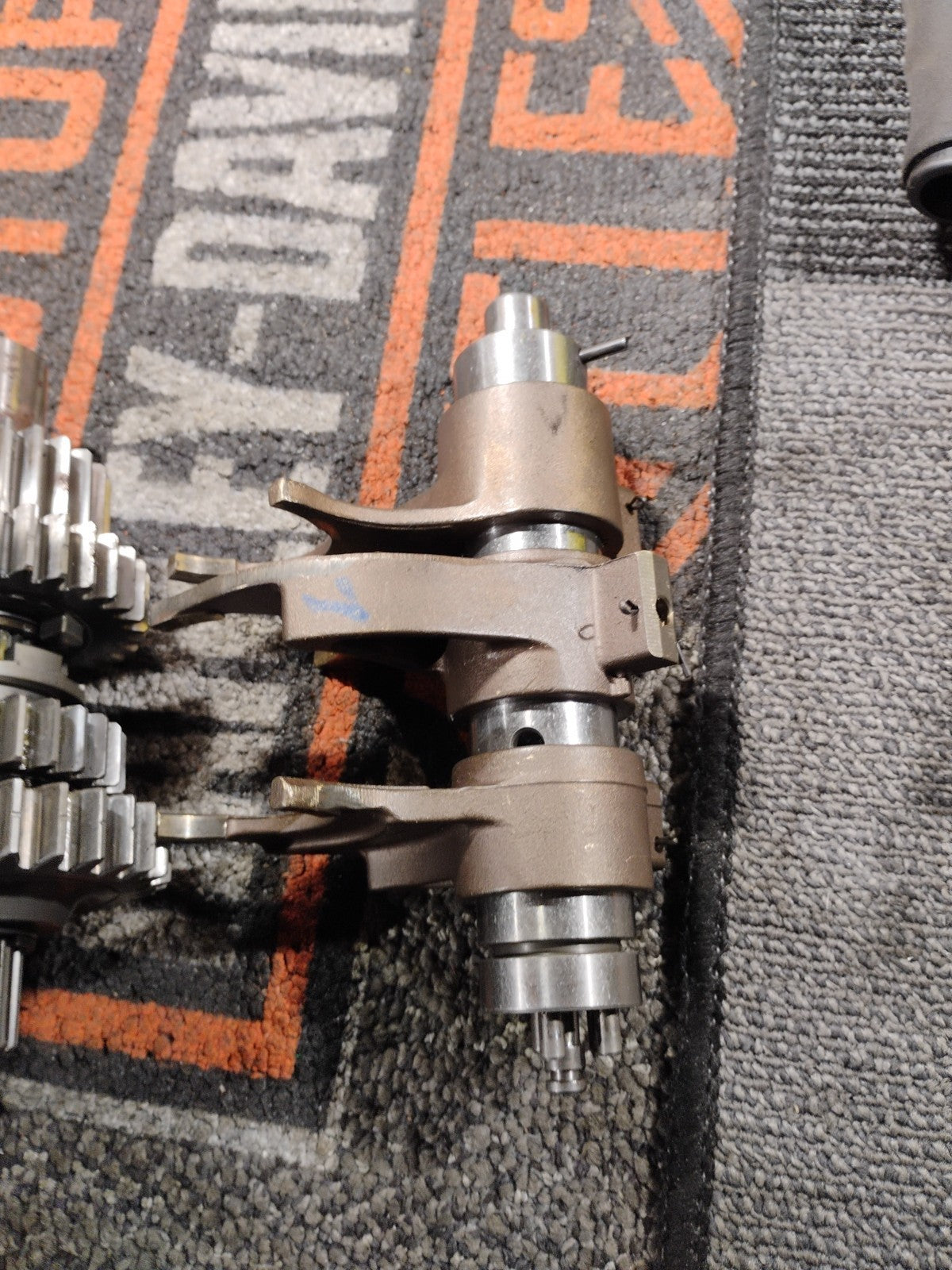 2000 Buell Blast Transmission Shift Drum and Forks #324.3-43