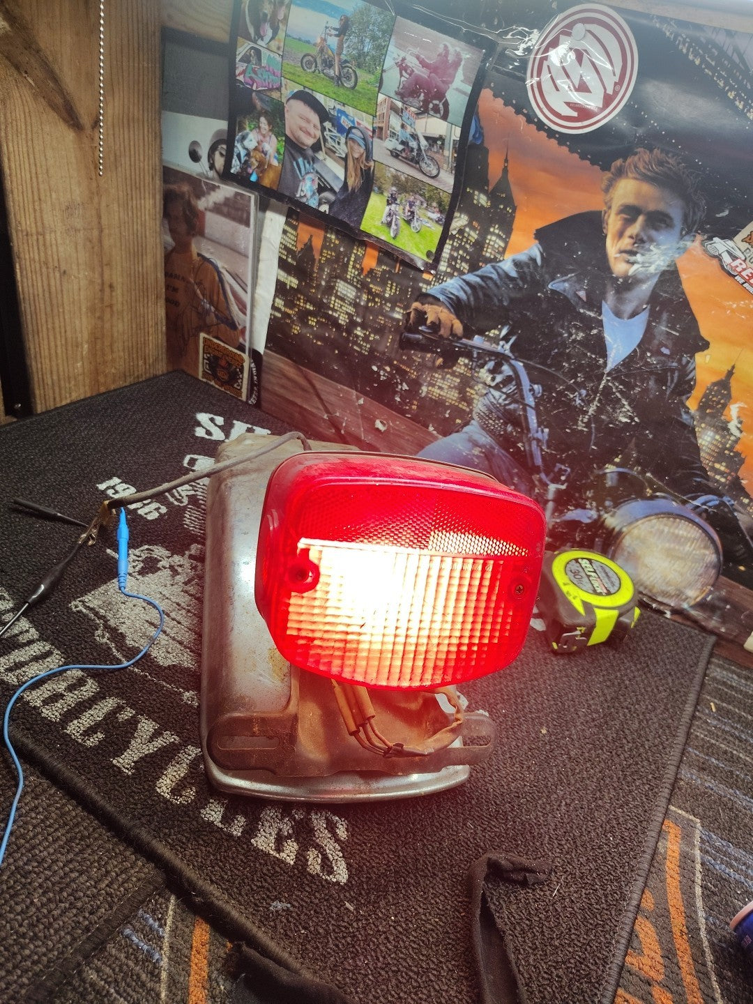 1981 KAWASAKI KZ750 LTD REAR FENDER TAIL LIGHT OEM KZ750H