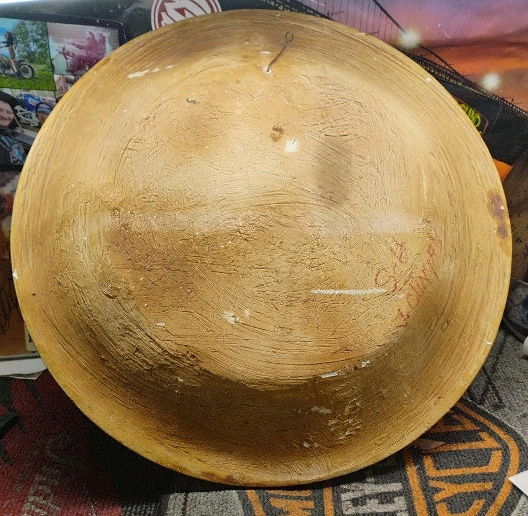 Vintage 21” Hudepohl Pure Grain Beer Chalkware Sign