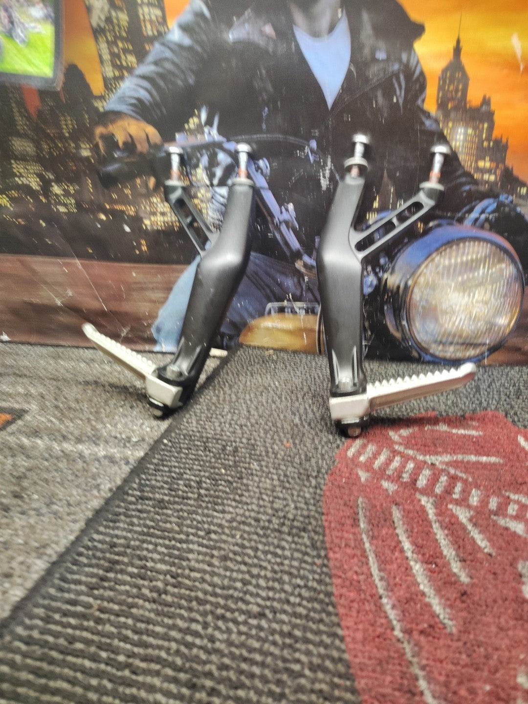 17-20 2018 YAMAHA YZF R6 AFTERMARKET REAR BACK PASSENGER PEG SET PAIR