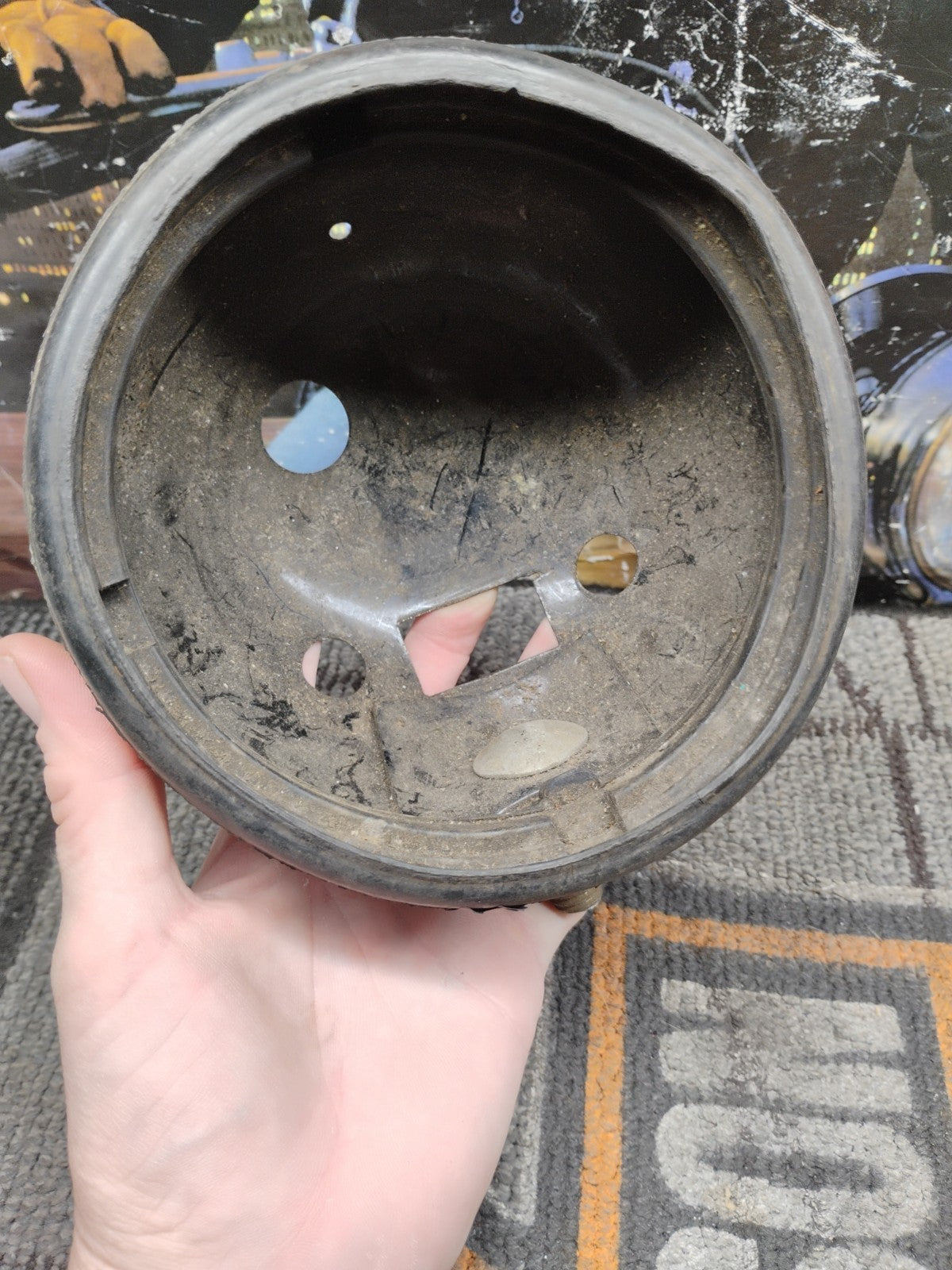 Harley Davidson Sportster 883 1100 1200 Headlight Headlamp Housing Case Bucket