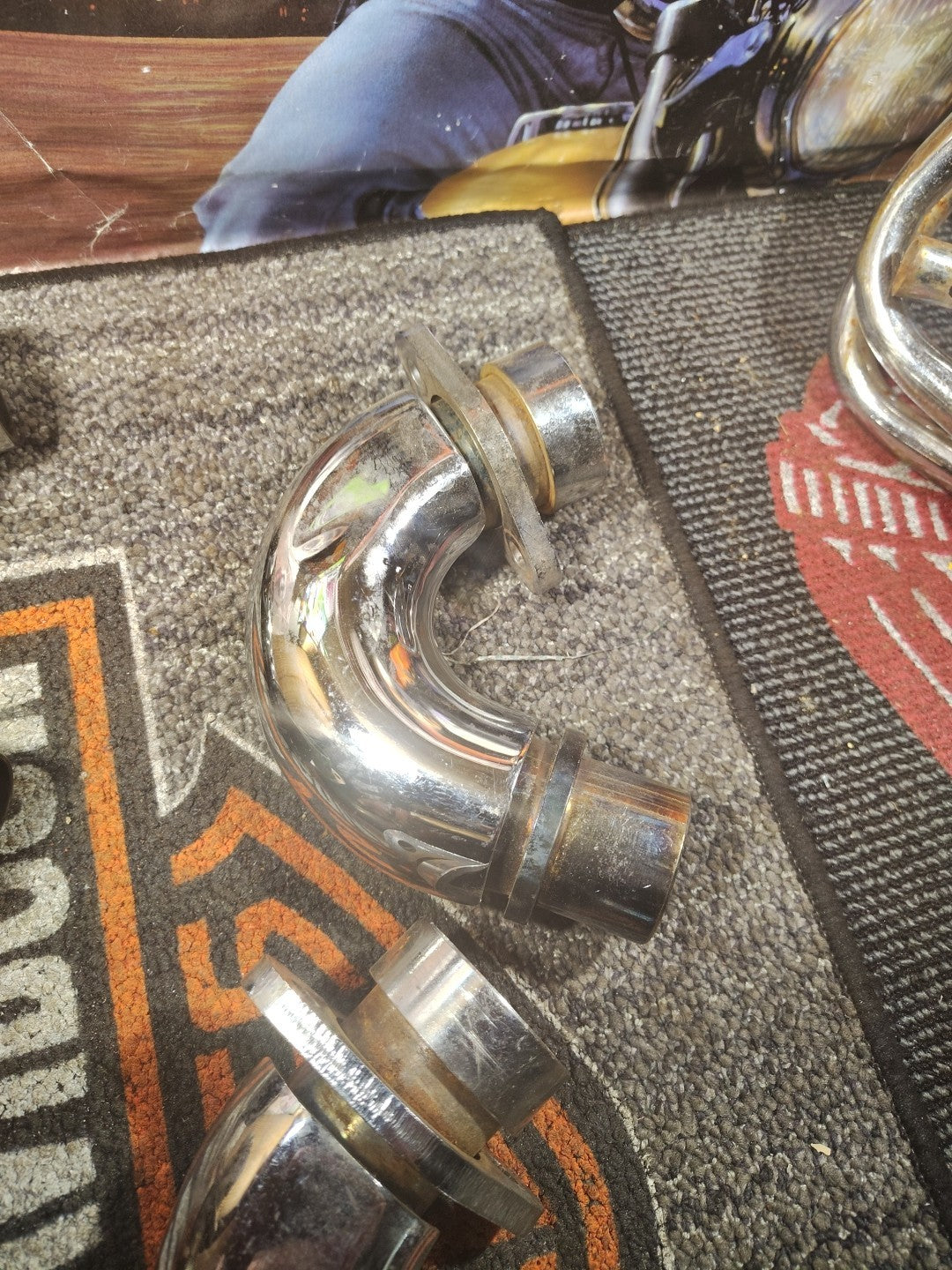 05 Victory King Pin Kingpin exhaust manifold header pipe elbow