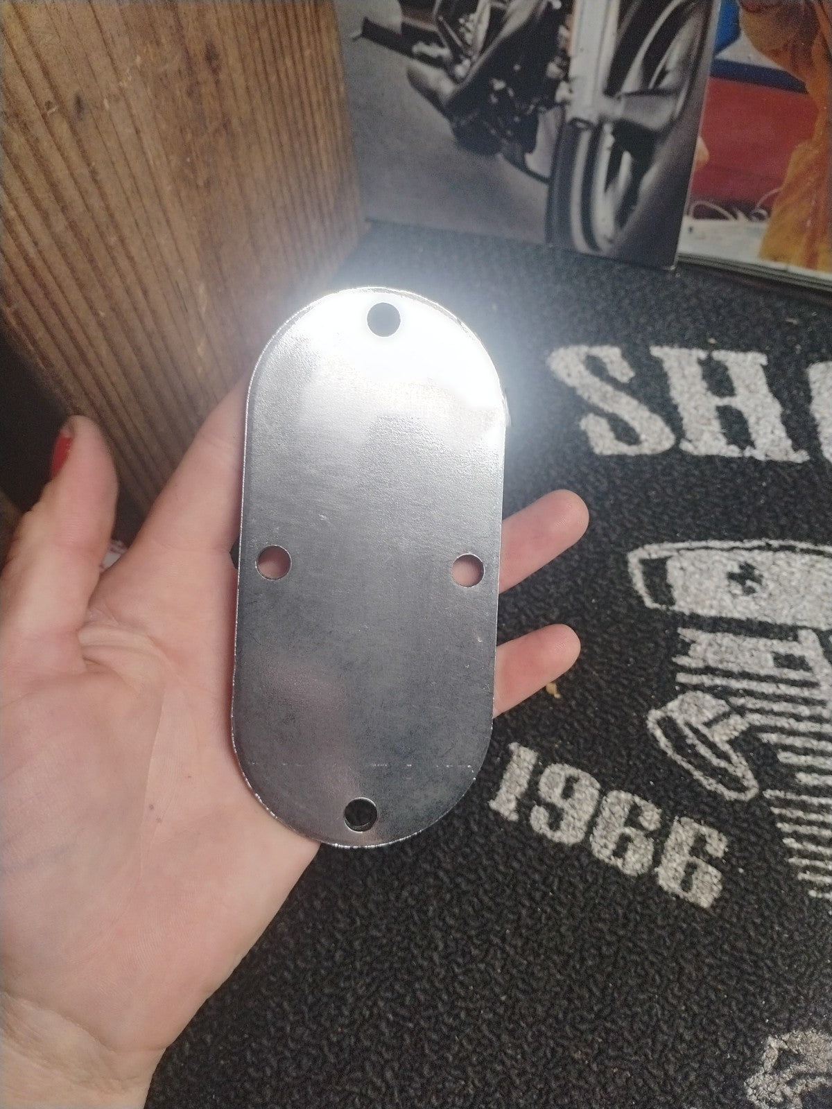 Harley Davidson Primary Clutch Inspection Cover Chrome w/ Gasket