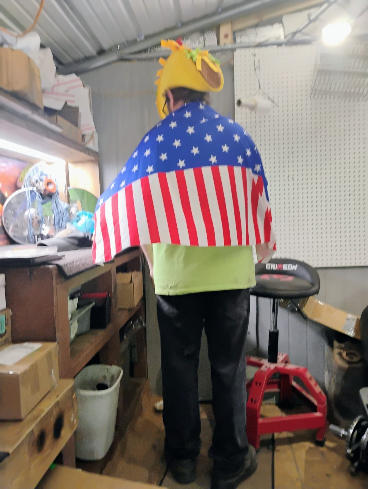 Patriotic Cape - USA Flag Design - Costume - OSFM