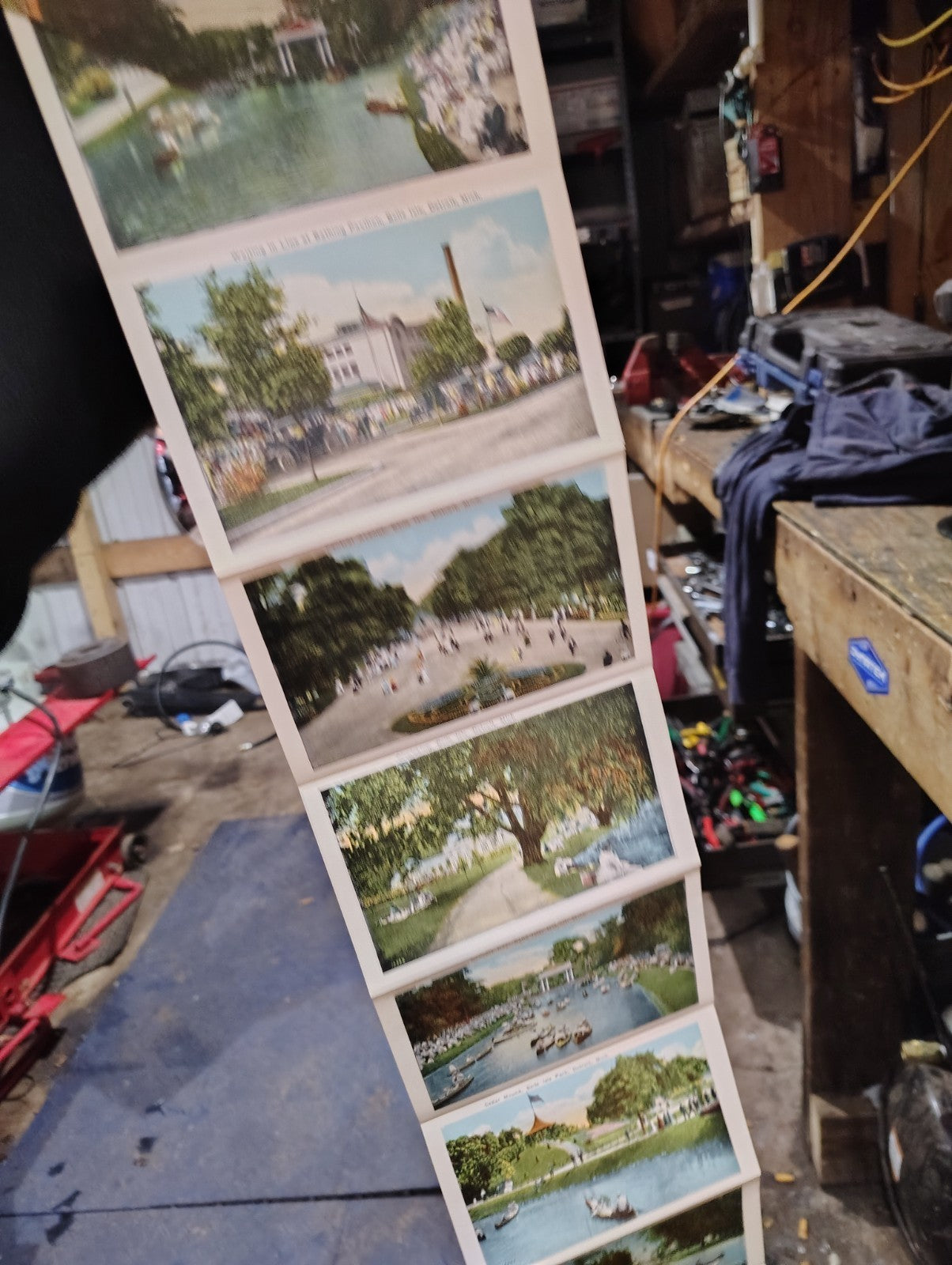 1920 Souvenir Folder Of Belle Island Detroit Michigan