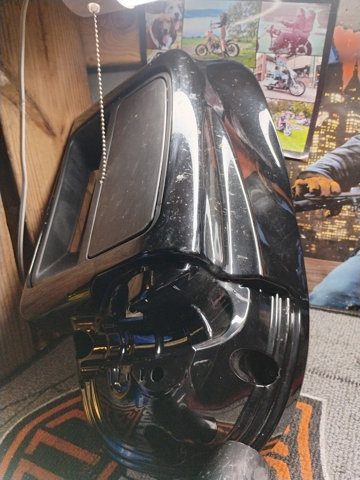 Harley 14-23 Touring Vented Lower Leg Fairing Glove Box