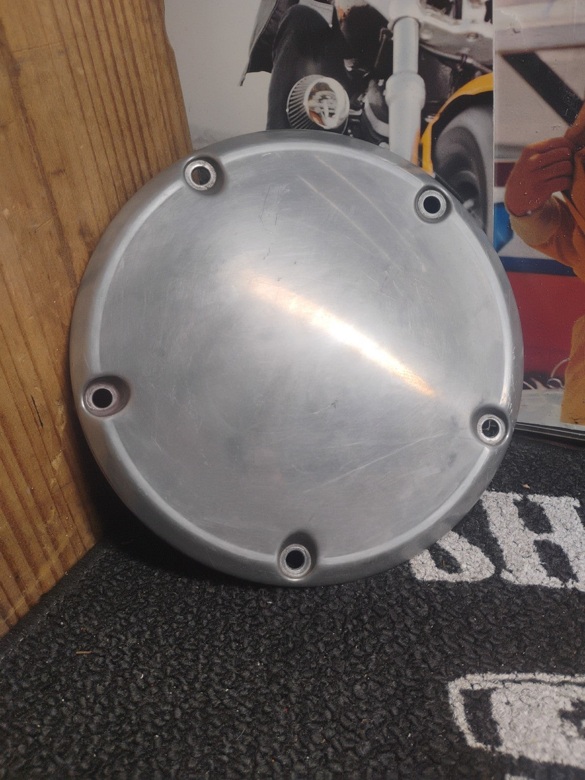 Harley Davidson Derby Cover 25415-99 W Hardware & Gasket Softail Touring Dyna