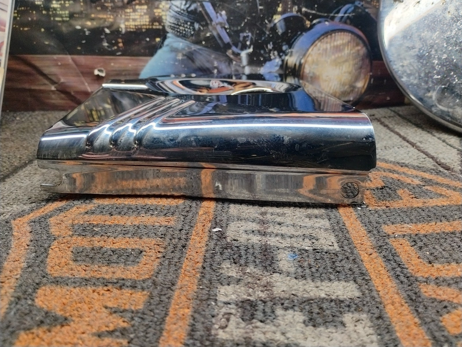 1986-2008 Harley Davidson Softail Fat Boy Front Fork Cover Chrome OEM 