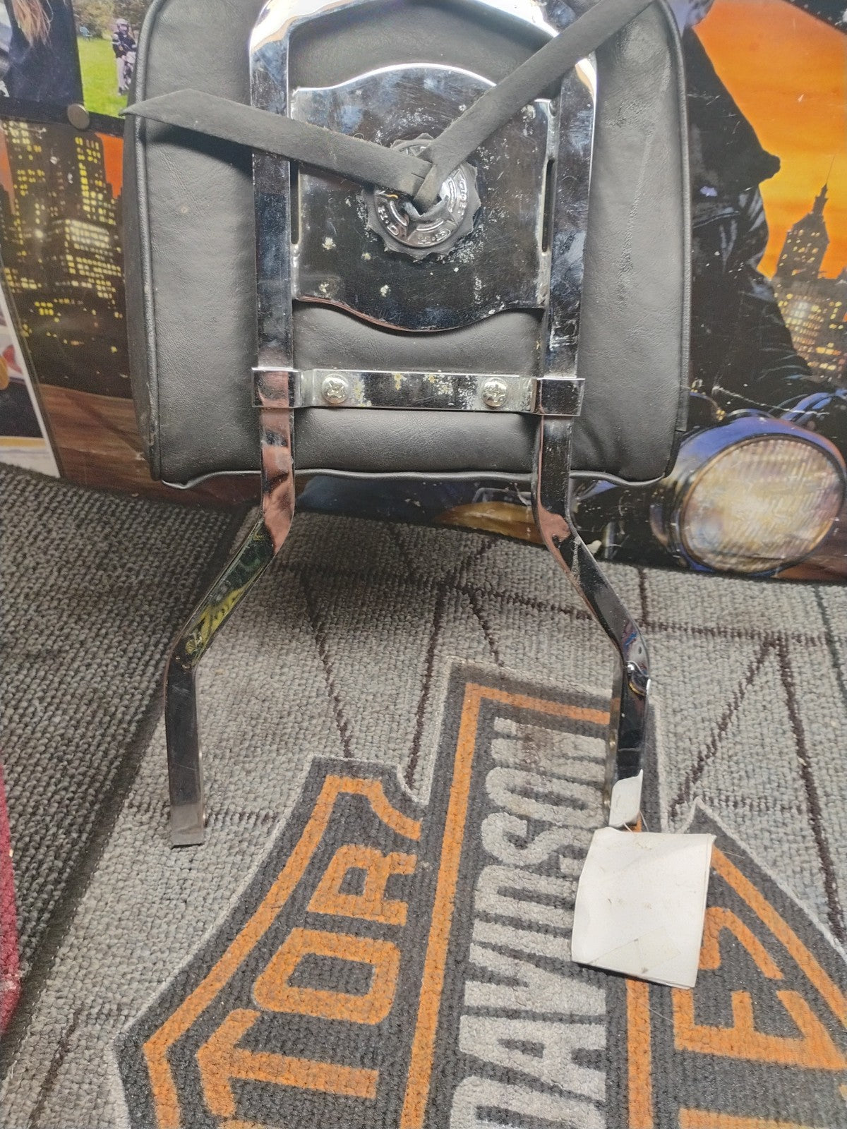 OEM PassengerBackrest Sissybar For Harley 97-08 Road StreetGlide UltraClassic FL