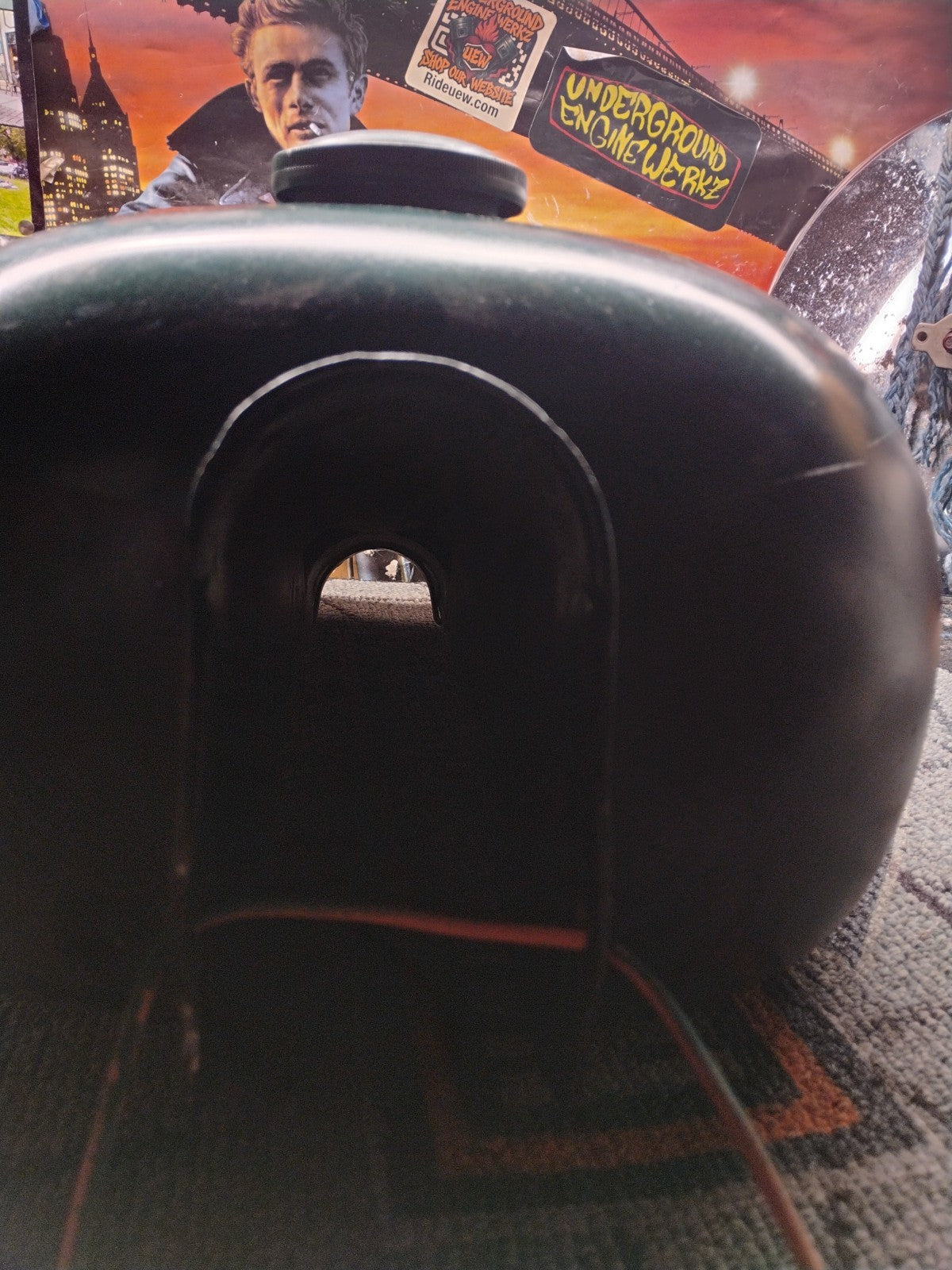 VINTAGE 1970s HARLEY DAVIDSON FUEL TANK 