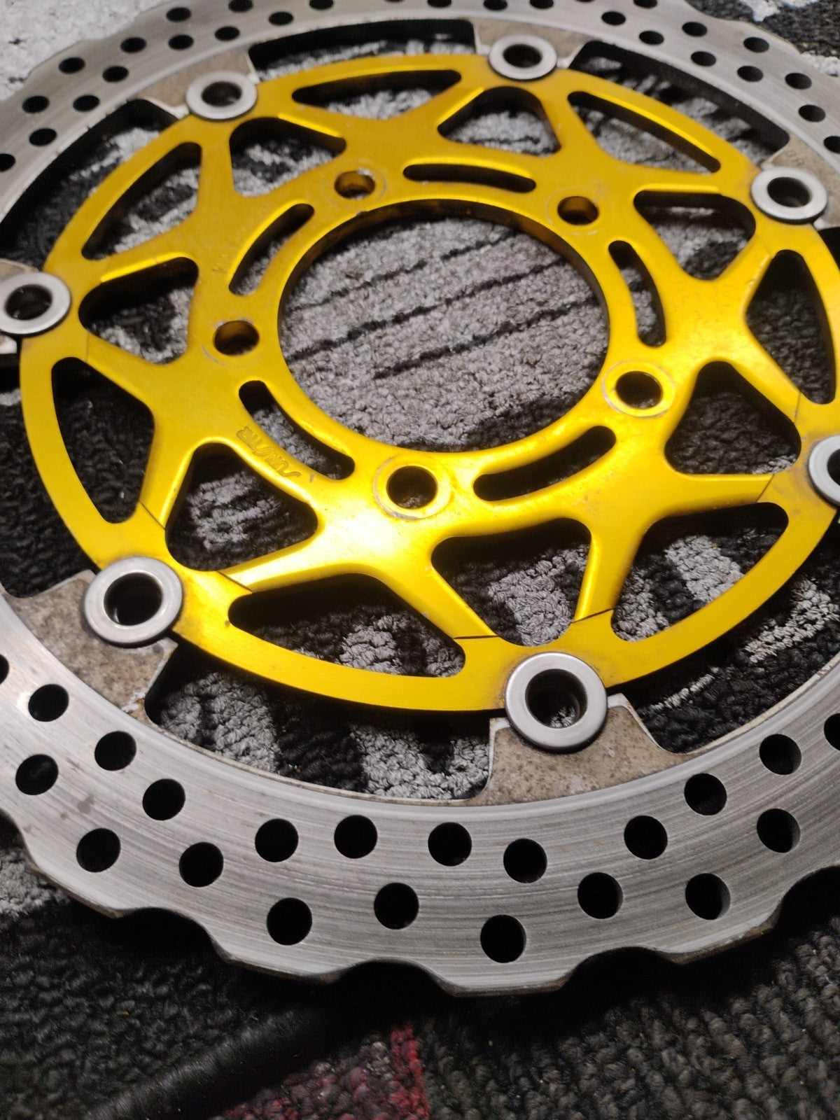 OEM 2004–2007 Sunstar LD68 Front Brake Rotors Kawasaki ZX-10R ZX-6R 305mm 5.89mm
