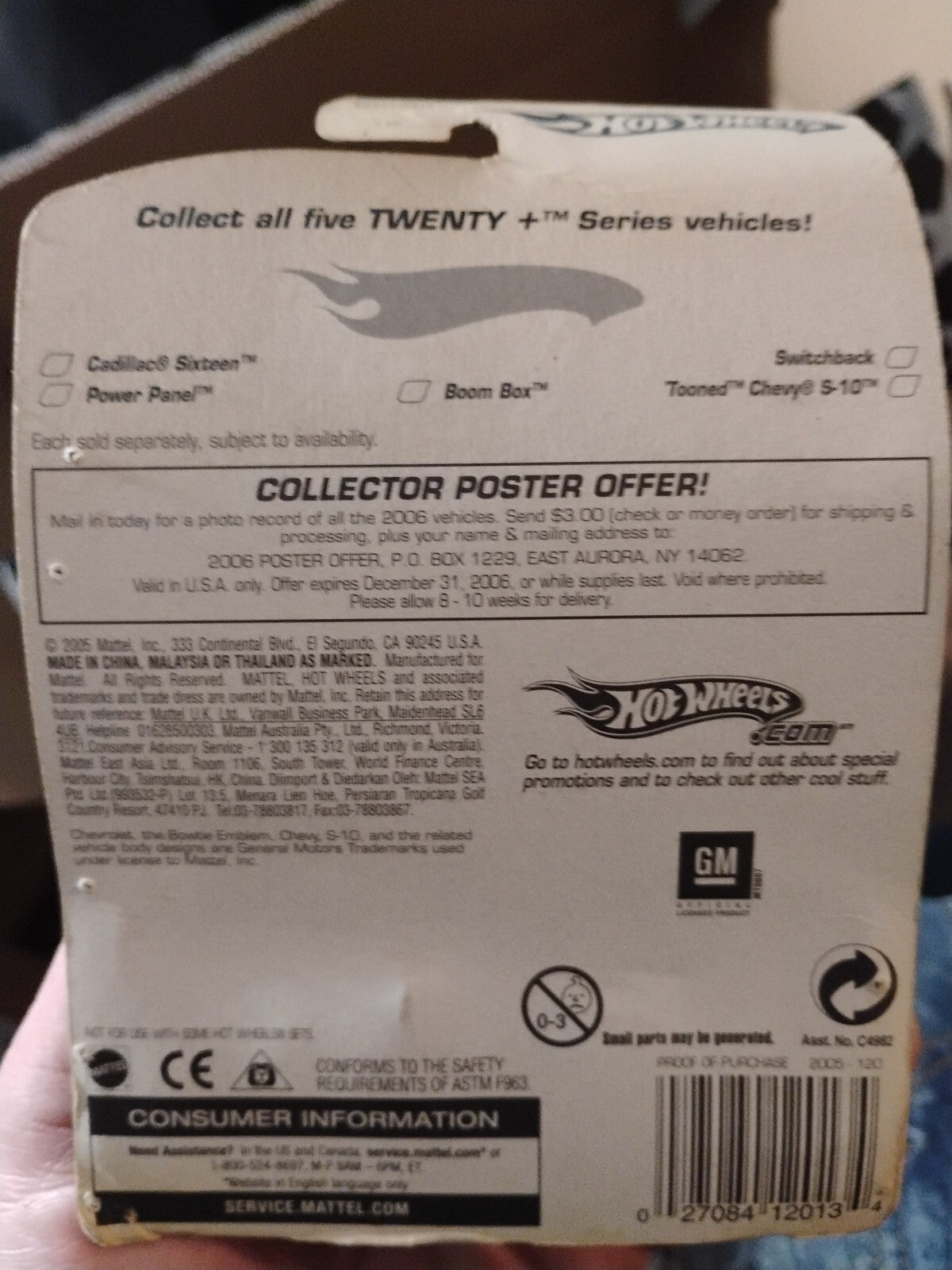 2005 Hot Wheels TOONED CHEVY S-10 #120🔥satin orange-copper; blings 🔥TWENTY +