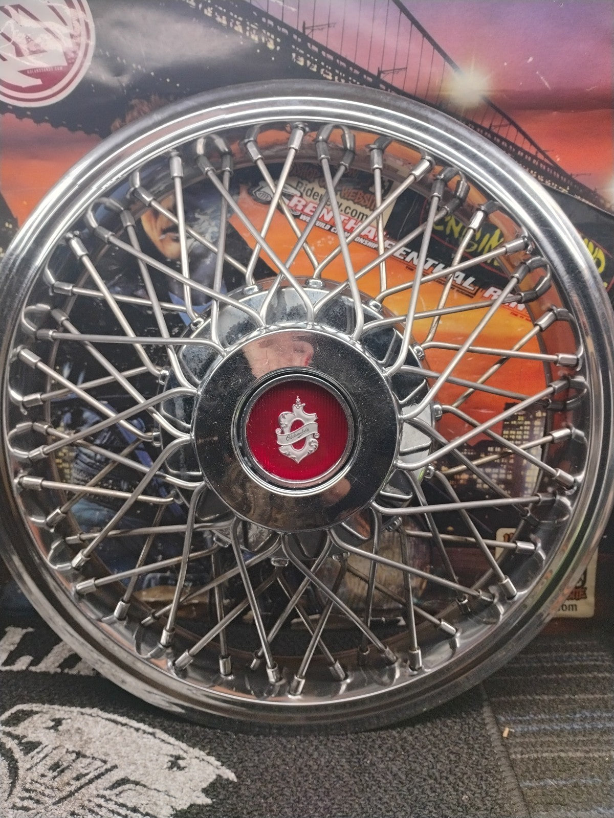 OEM 1983-1986 Oldsmobile Cutlass Ciera 14" Wire Hubcaps Wheel Covers GM 22515625