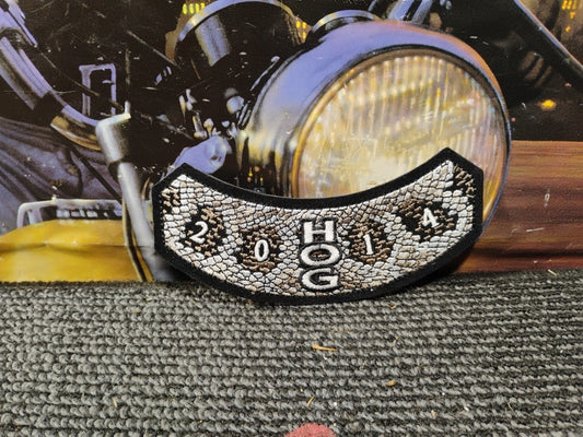 2014 HARLEY OWNERS GROUP HOG ROCKER PATCH