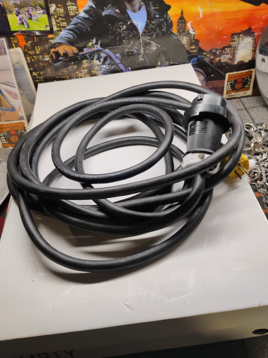 20' 12/3 SOOW Portable Power Cable Flexible 600V weatherproof HUBBELL ENDS.
