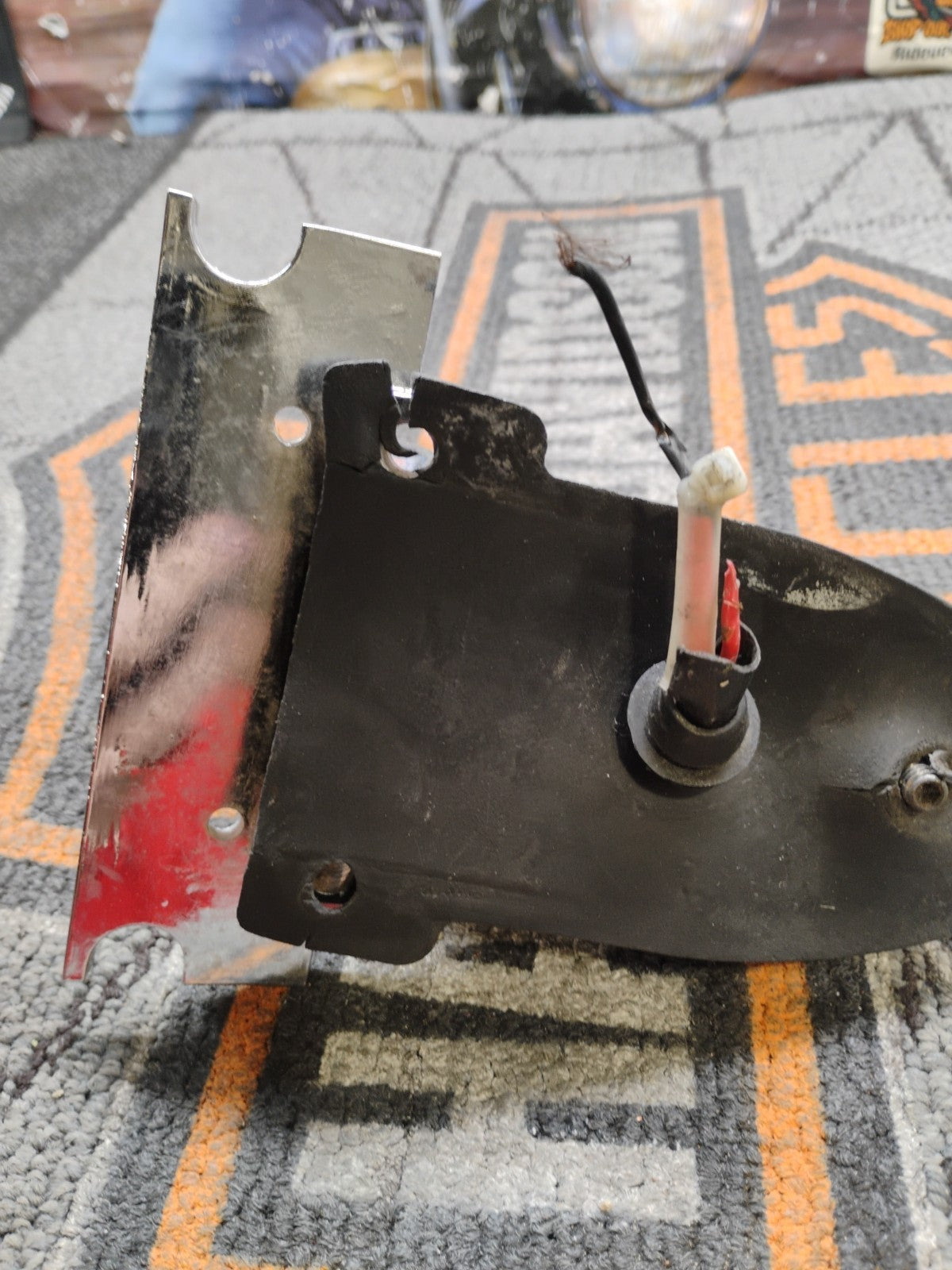 Vintage HardDrive Sparto Chopper Tail Light - Chrome - arley Davidson Ul